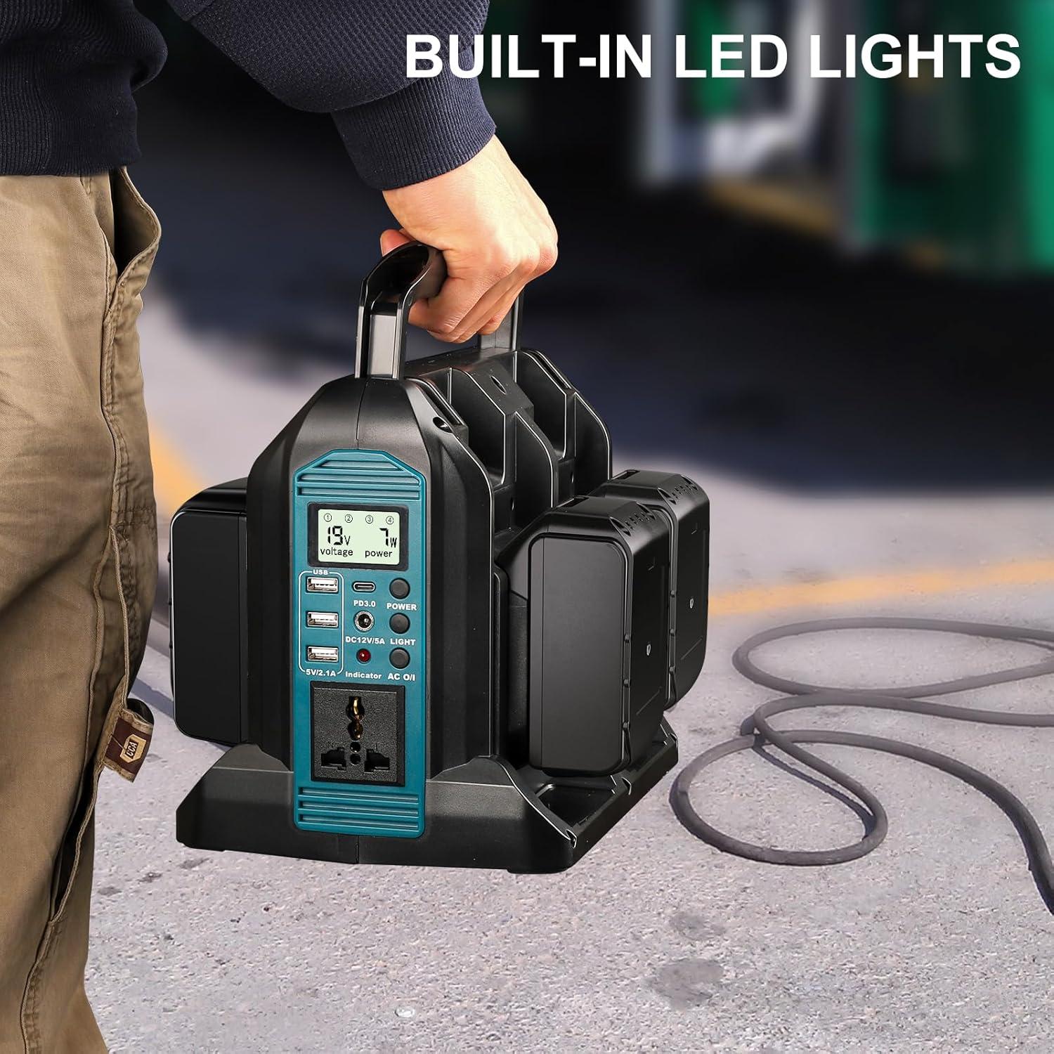 Inversor de Potencia 350W Hipoke para Batería Makita 18V LXT