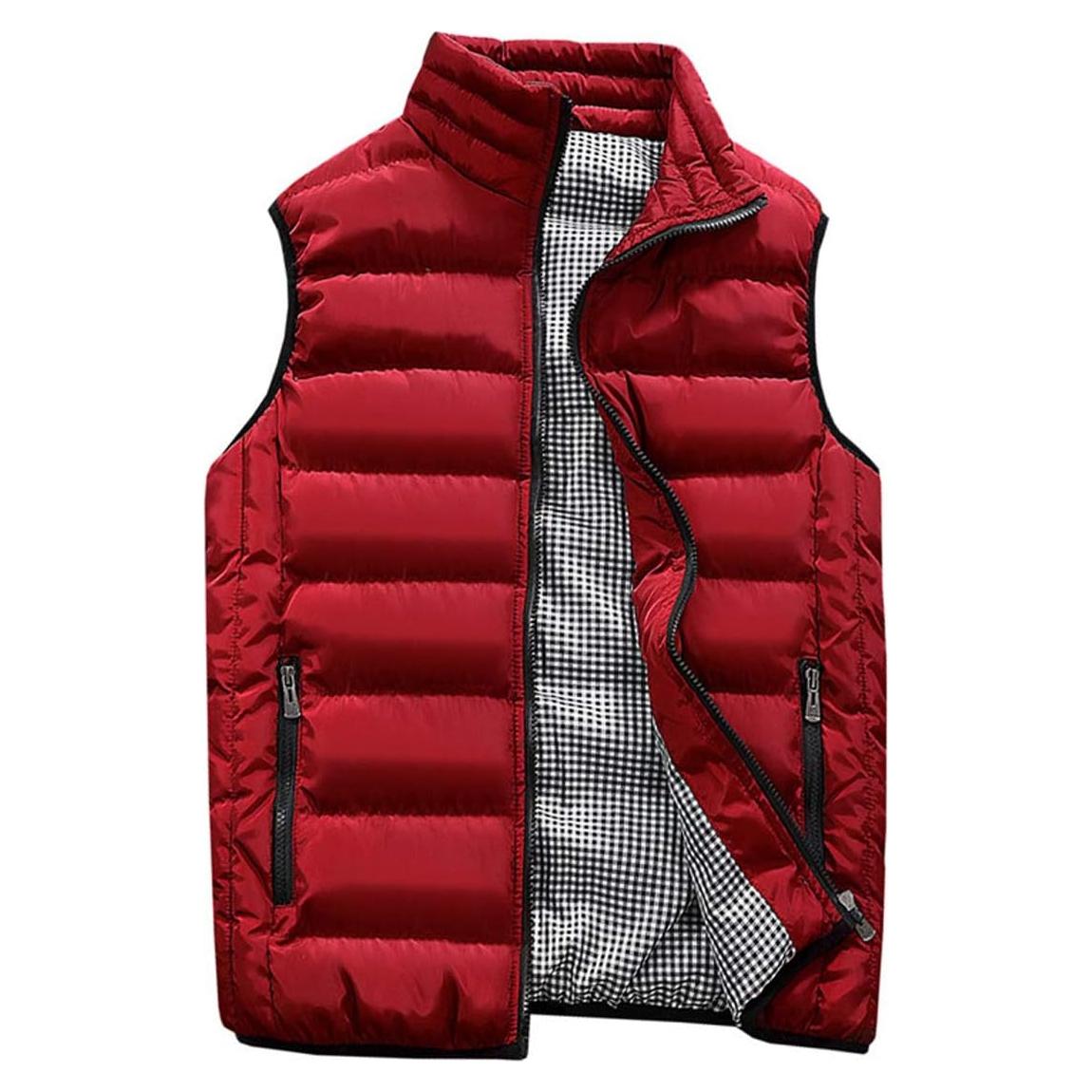 Chaleco Acolchado Hombre MJ 1718 Verde Militar Talla S