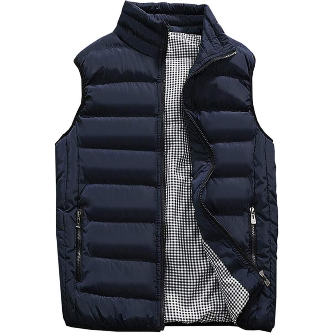 Chaleco Acolchado Hombre MJ 1718 Verde Militar Talla S