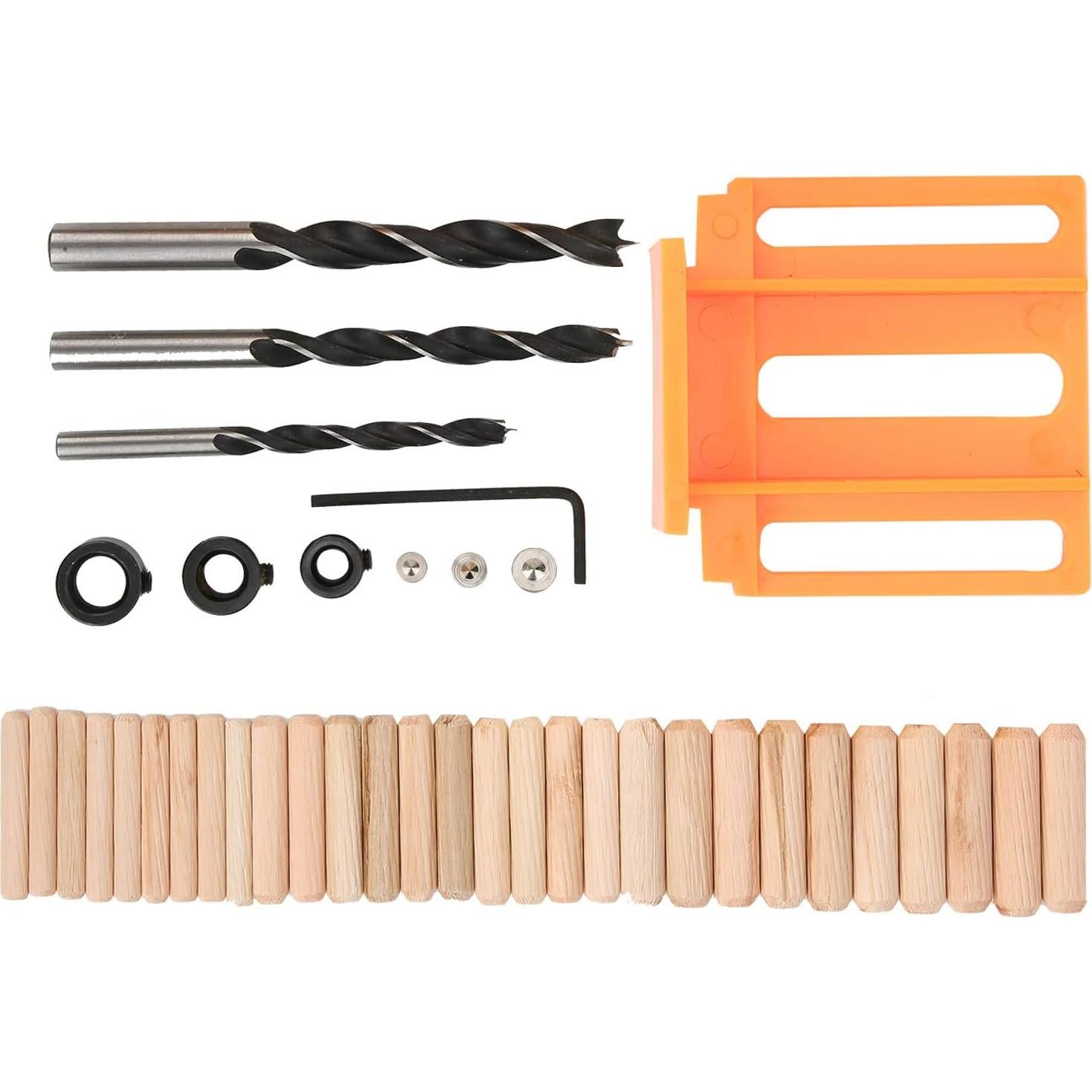 Kit de Plantilla de Dowel Leopacat con Guía de Taladro 6-10mm