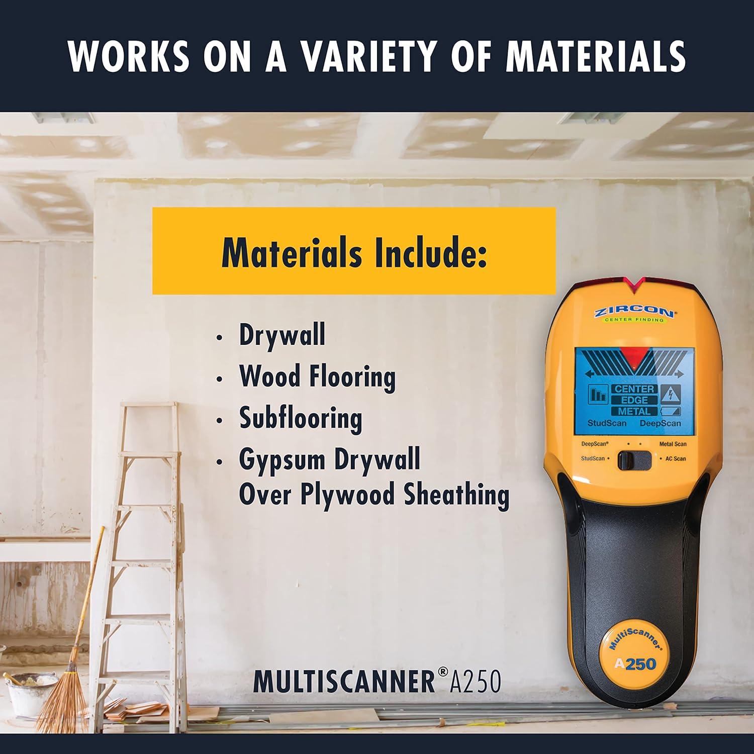 Zircon MultiScanner A250 - Escáner de Paredes y Vigas