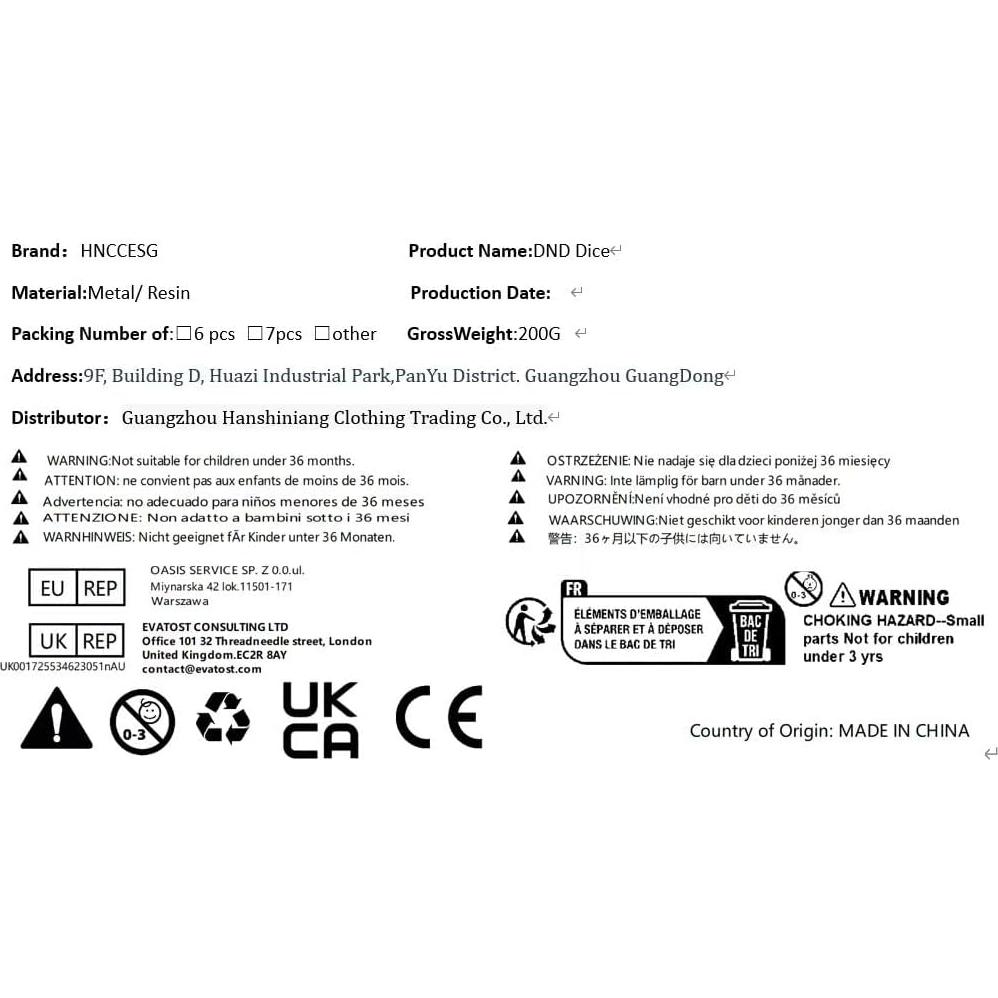 Dados Metálicos Poliedricos D&D HNCCESG Sangre de Dragón Plateada