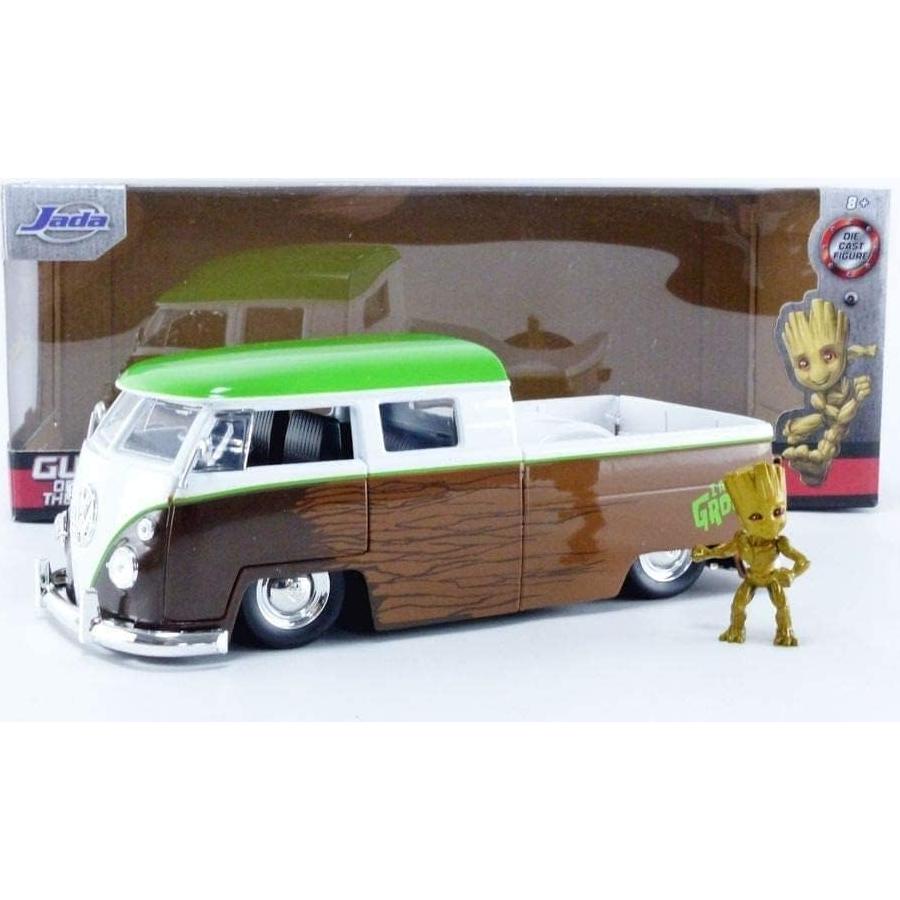 Vehículo de metal fundido Jada Toys Volkswagen Bus 1963 con Groot