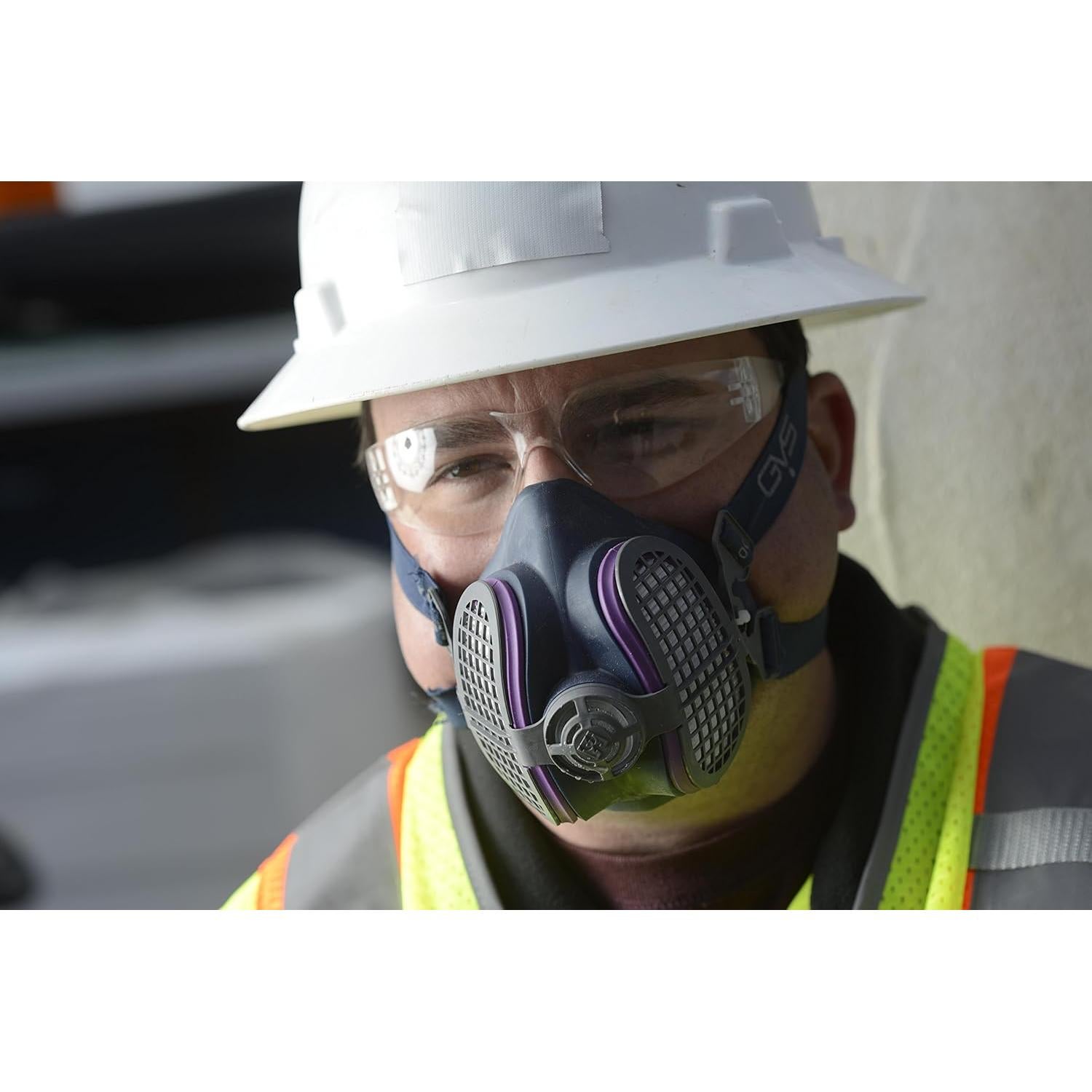 Mascarilla Respiratoria GVS Elipse P100 Reutilizable Azul