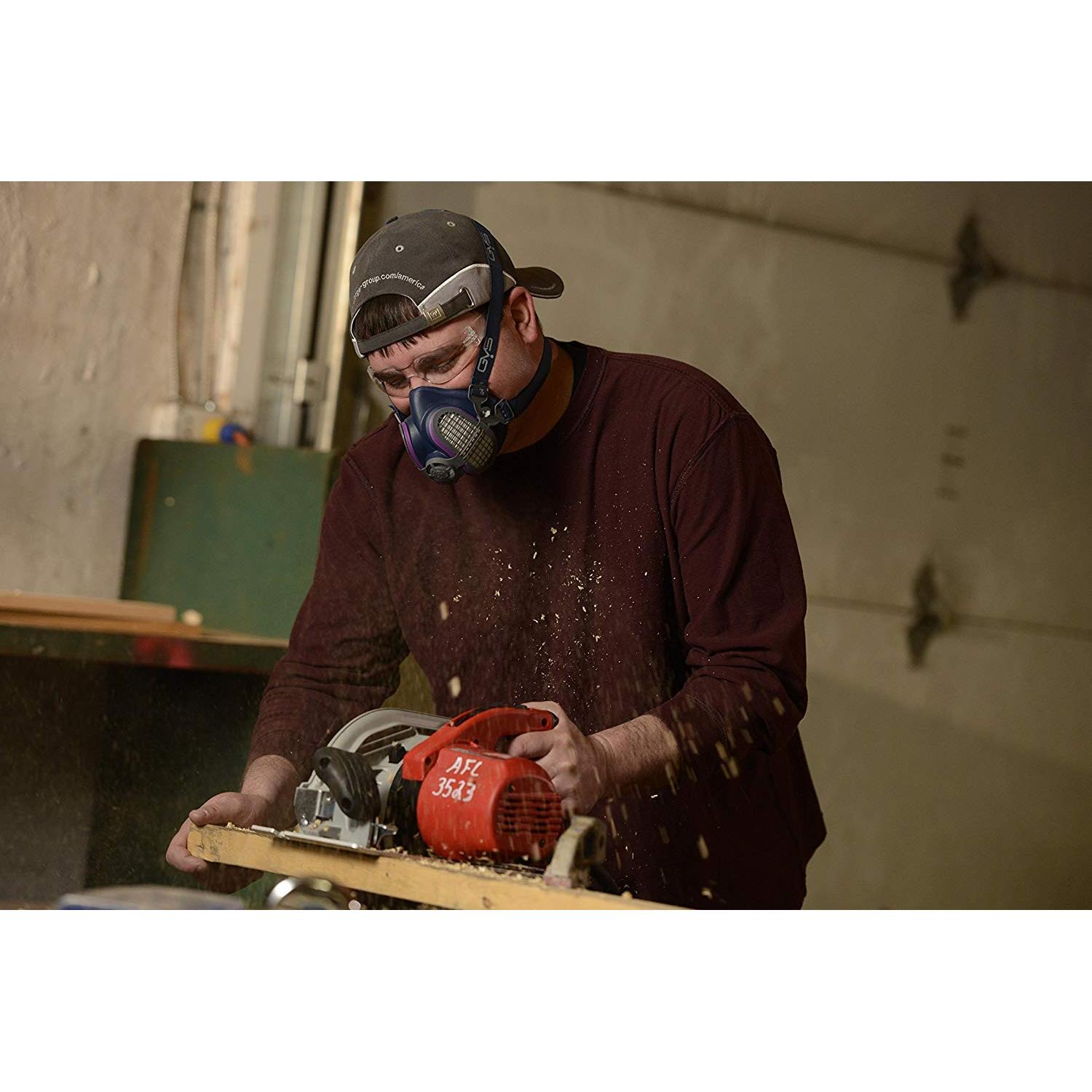 Mascarilla Respiratoria GVS Elipse P100 Reutilizable Azul