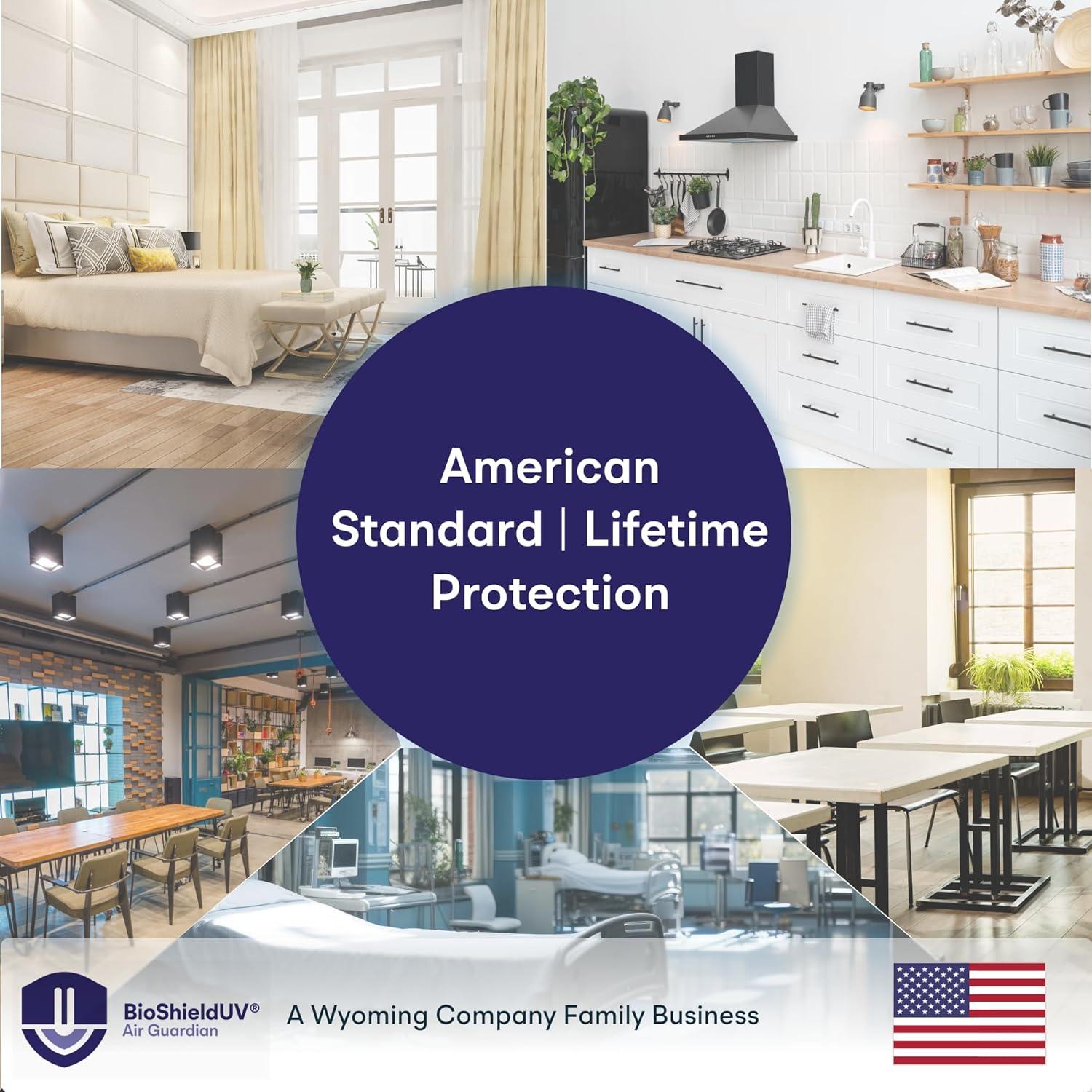 Lámpara Purificadora de Aire UV BioShieldUV 18W para HVAC