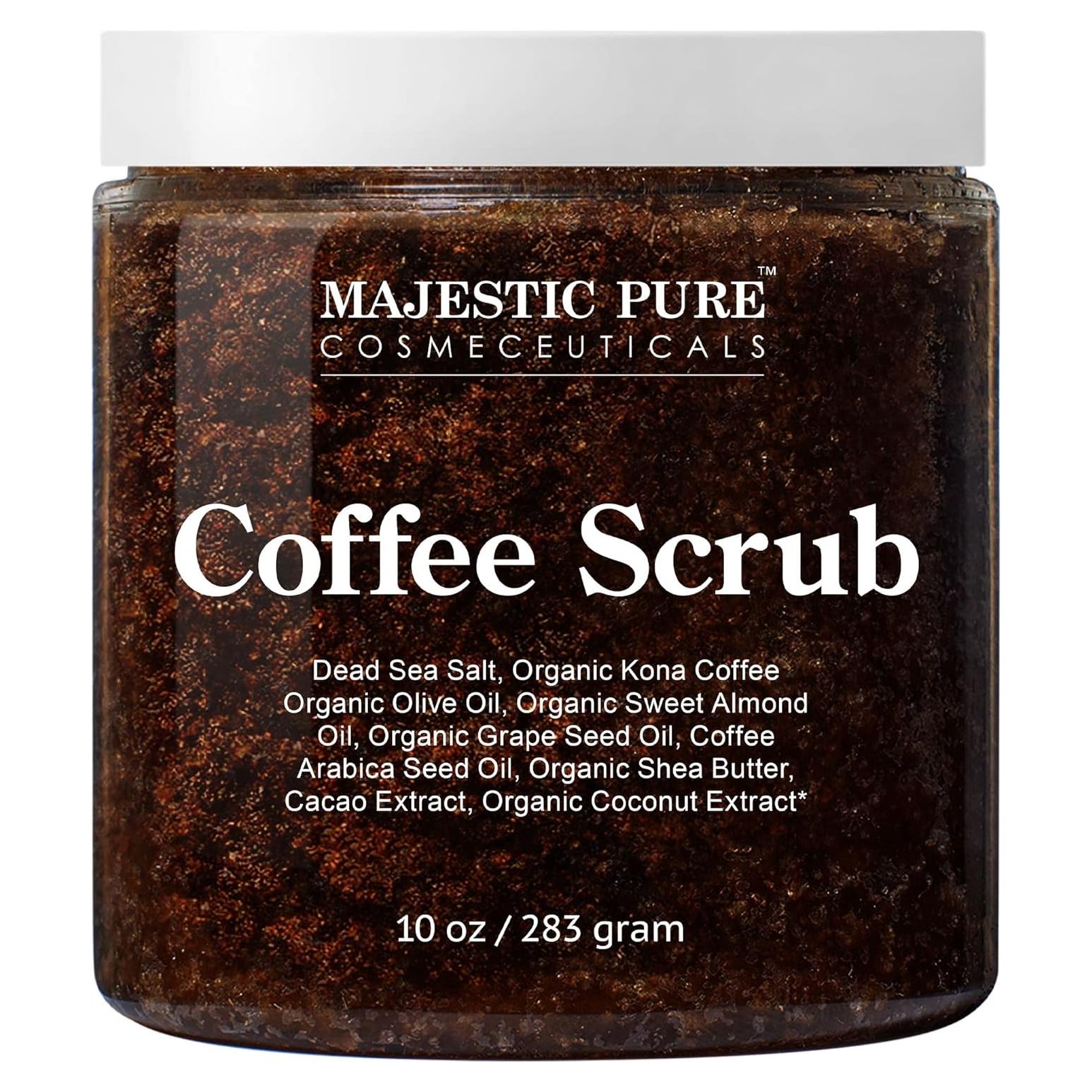 Exfoliante Corporal de Café Arábica Majestic Pure 283.5g