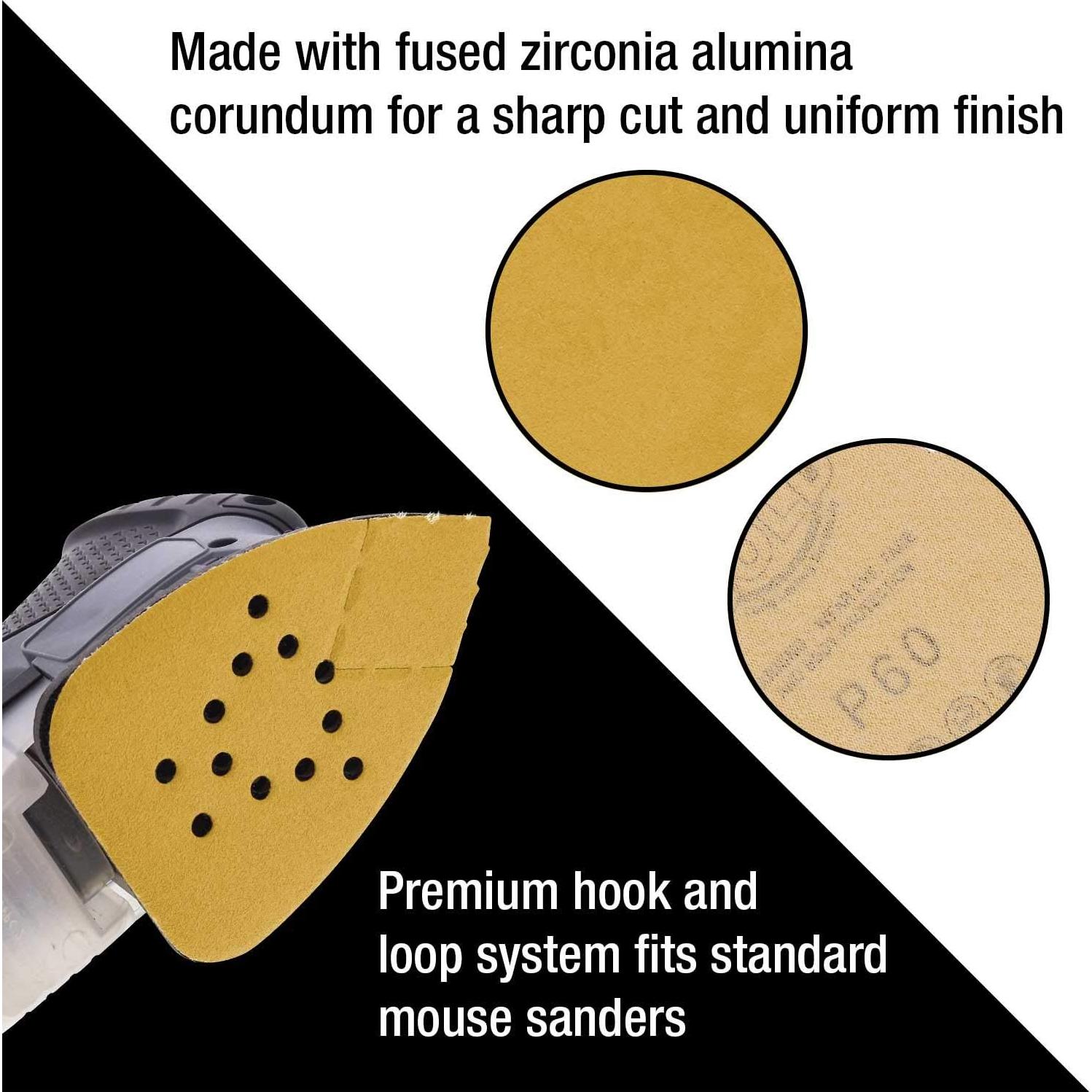 Discos de Lijado Dura-Gold Premium 60 Grano - 24 Unidades