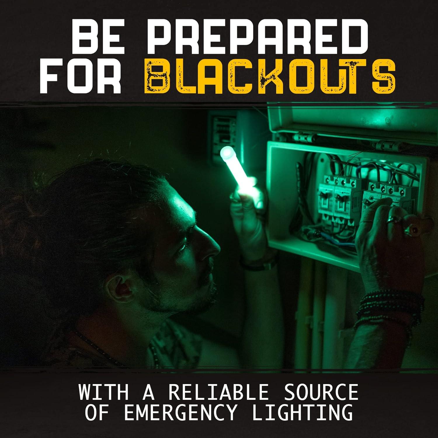 30 Palos de Luz Brillantes Glow Mind - Emergencia y Fiestas