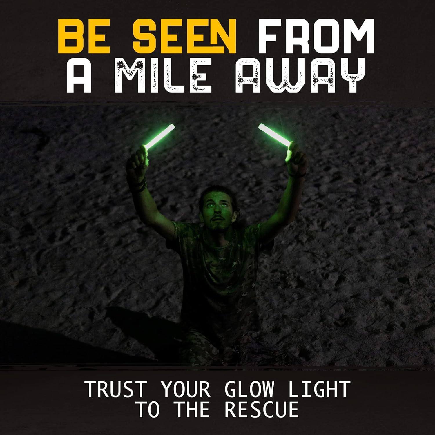 30 Palos de Luz Brillantes Glow Mind - Emergencia y Fiestas