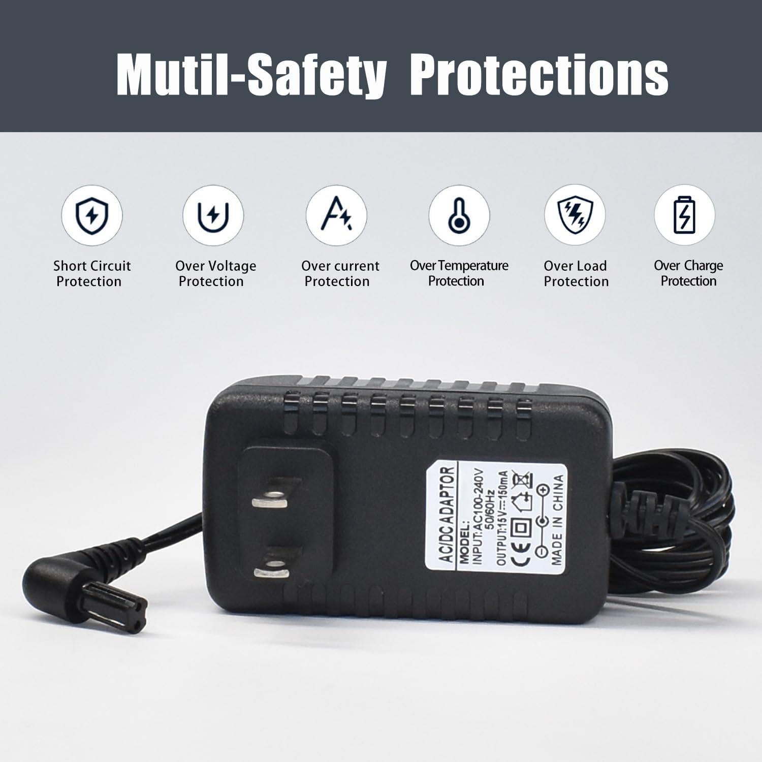 Cargador 15V Quthort para Aspiradora Black and Decker Dustbuster