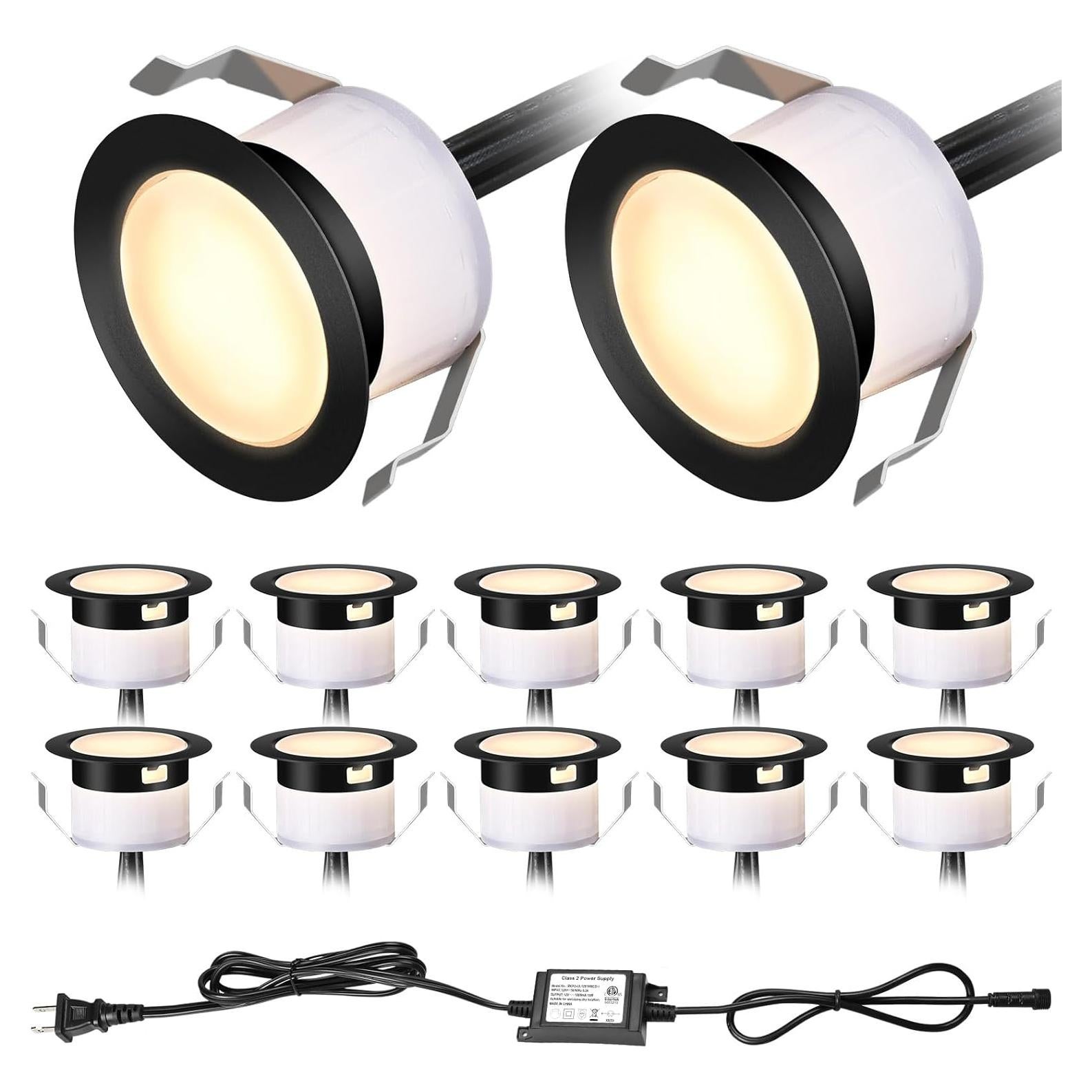 Kits de luces LED empotradas GEYUEYA Home 12 paquetes IP67