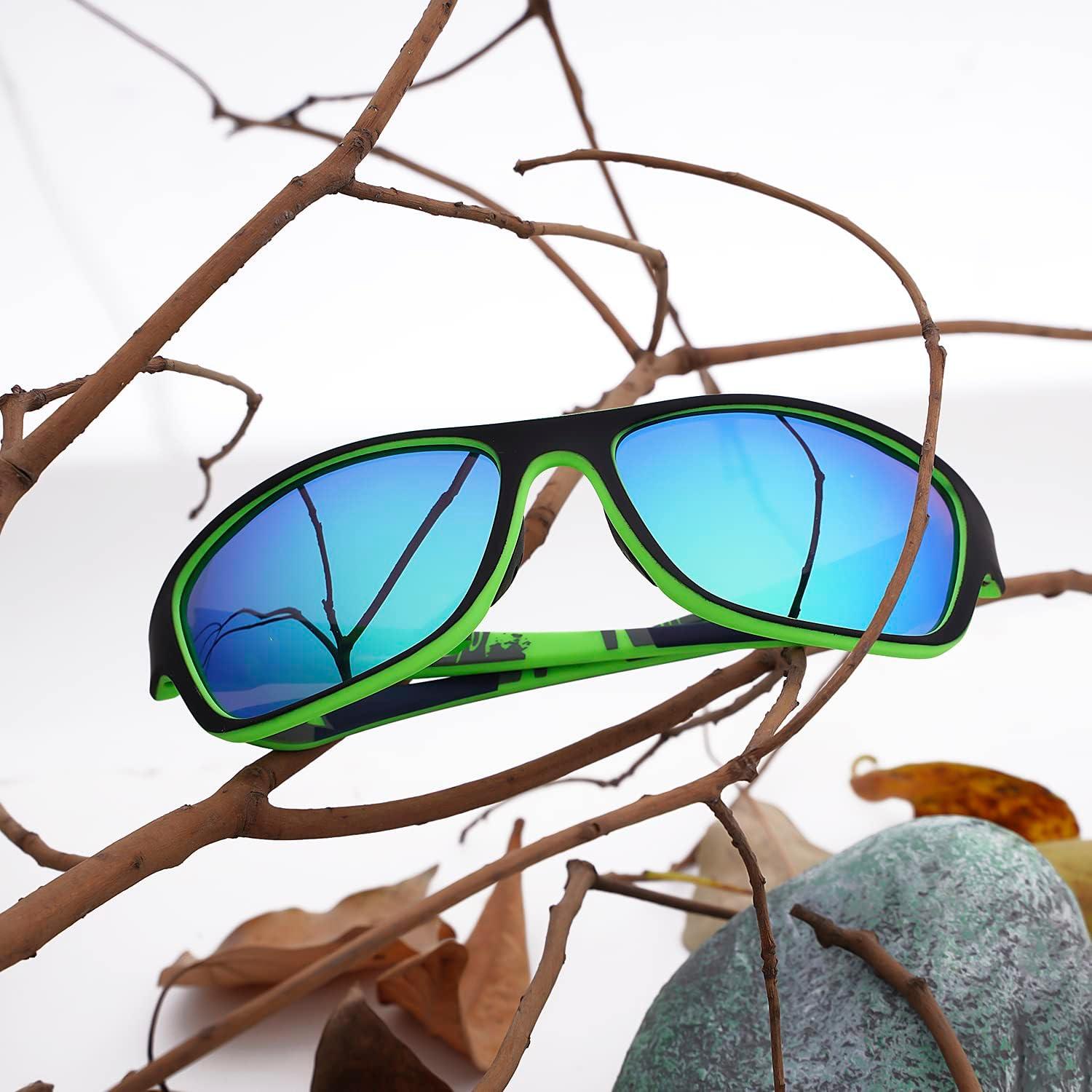 4 Pares de Gafas de Sol Polarizadas Tskestvy UV400 Deportes