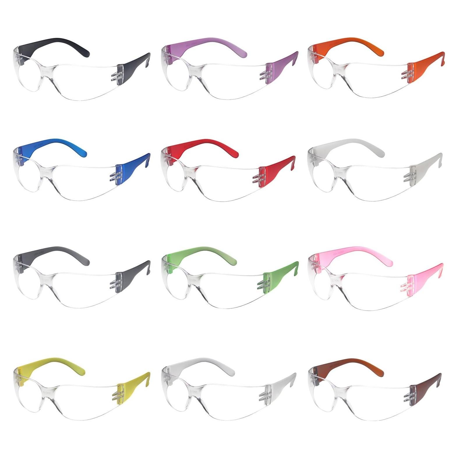 Paquete de 12 Gafas de Seguridad Trust Optics con Protección UV