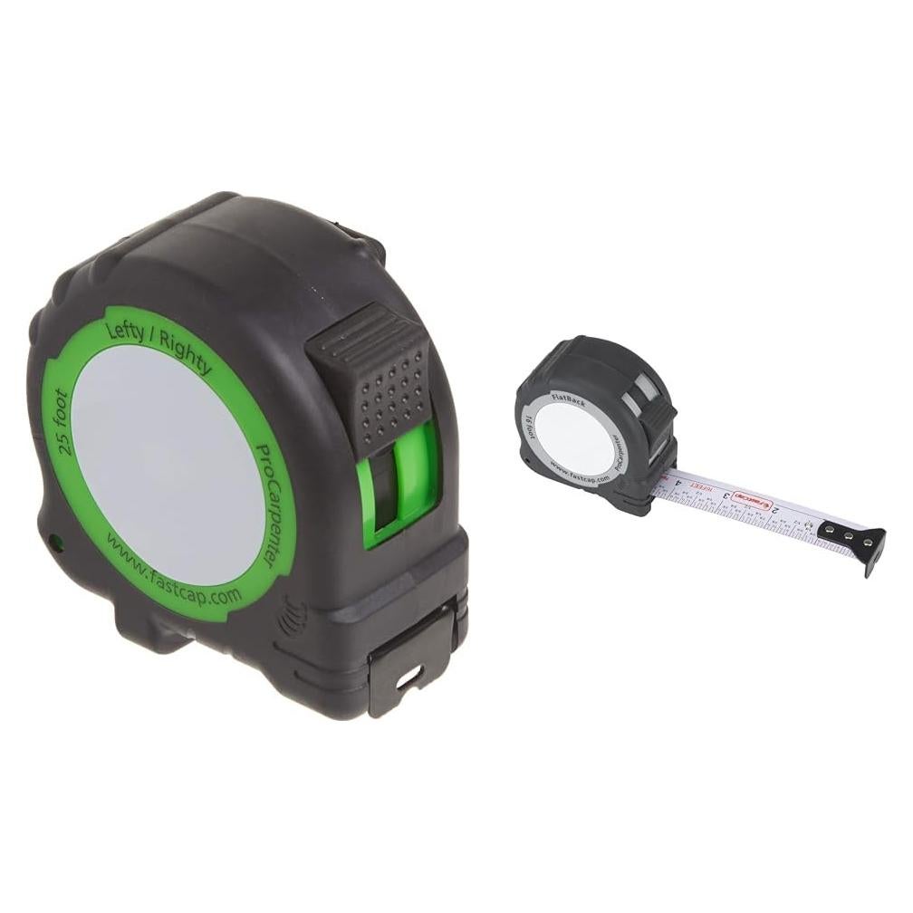 Cinta Métrica ProCarpenter FastCap 25 pies y Flatback 16 pies