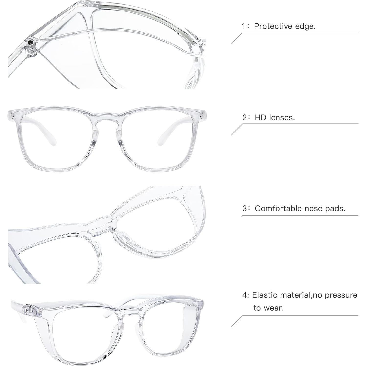 Gafas de seguridad JOO'RTI anti-vaho y luz azul unisex