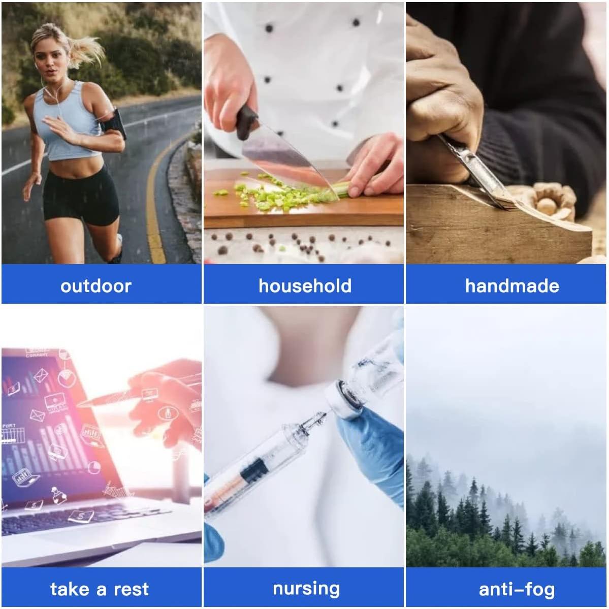 Gafas de seguridad JOO'RTI anti-vaho y luz azul unisex