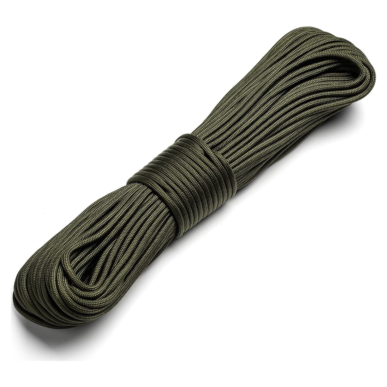 Cuerda de Supervivencia Texas Bushcraft 7.62 m Verde Militar