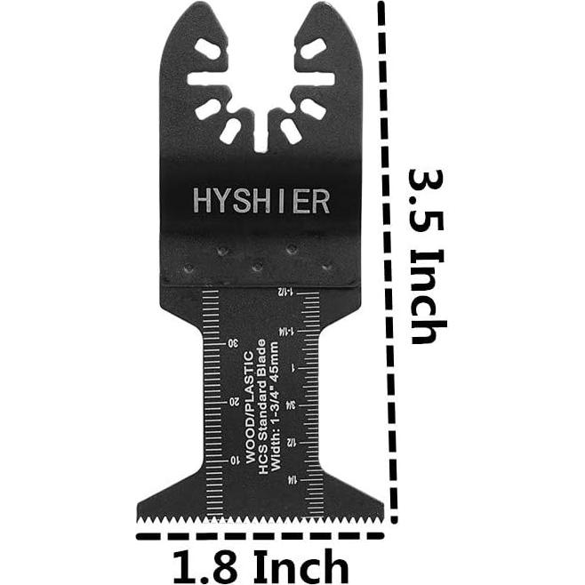 25 Cuchillas de Sierra Oscilante HYSHIER 44mm para Madera y Metal