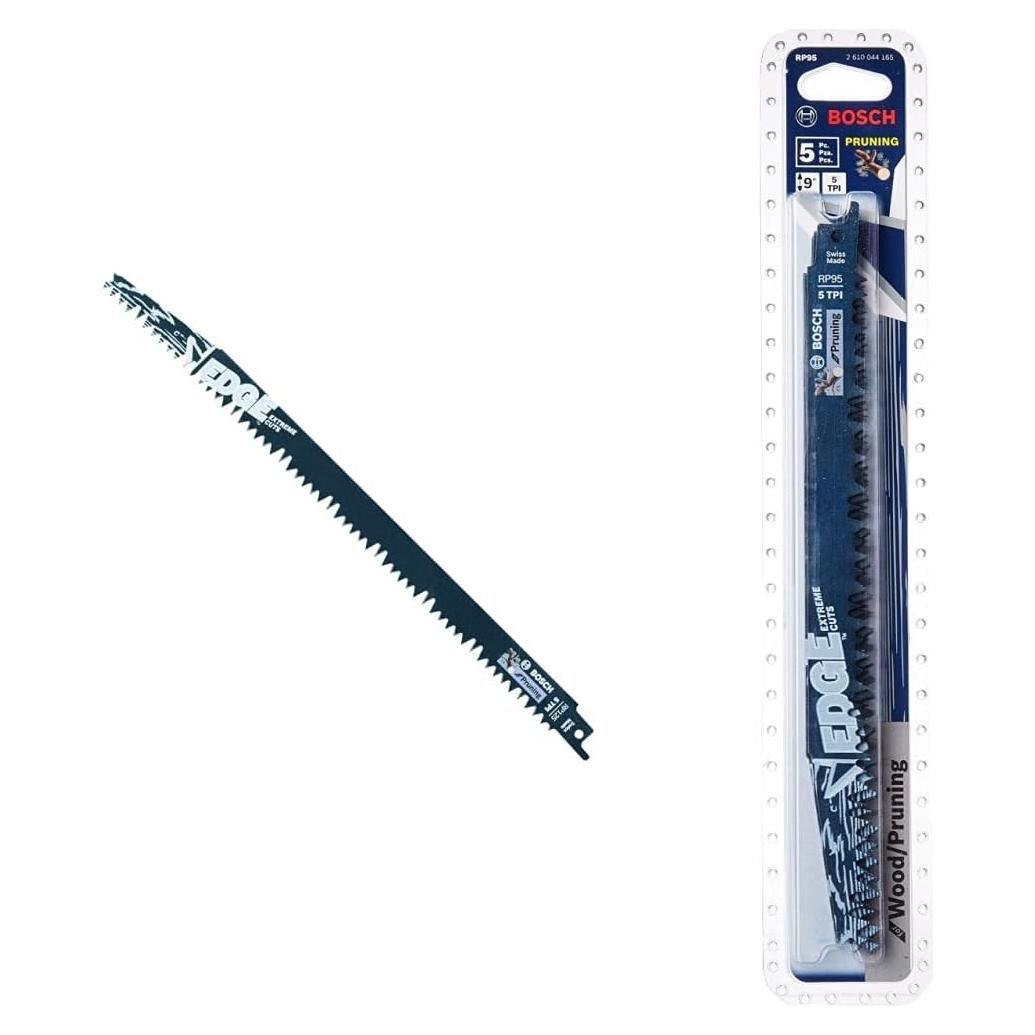 Juego de 5 Hojas de Sierra Recíproca Bosch RP125 30.48 cm