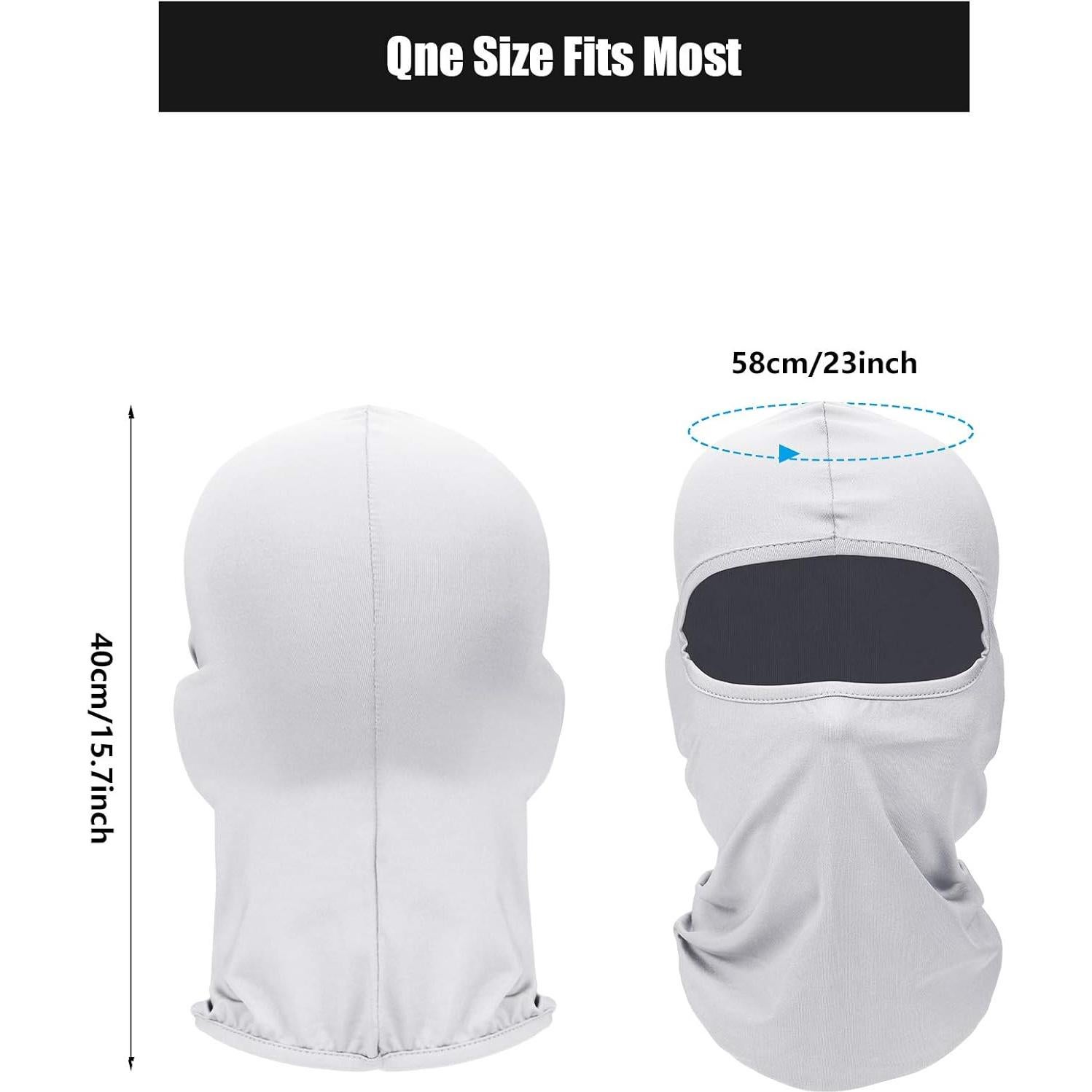 9 Pzs Máscaras de Esquí UV Balaclava para Hombres - Protección