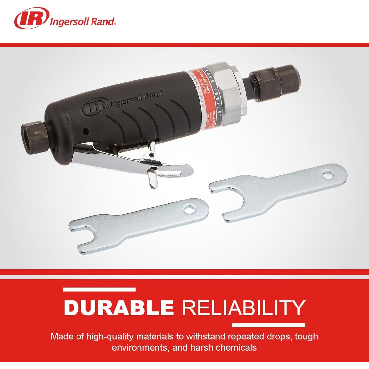 Amoladora de Aire Ingersoll Rand 3107G 1/4" Ergonómica 27000 RPM