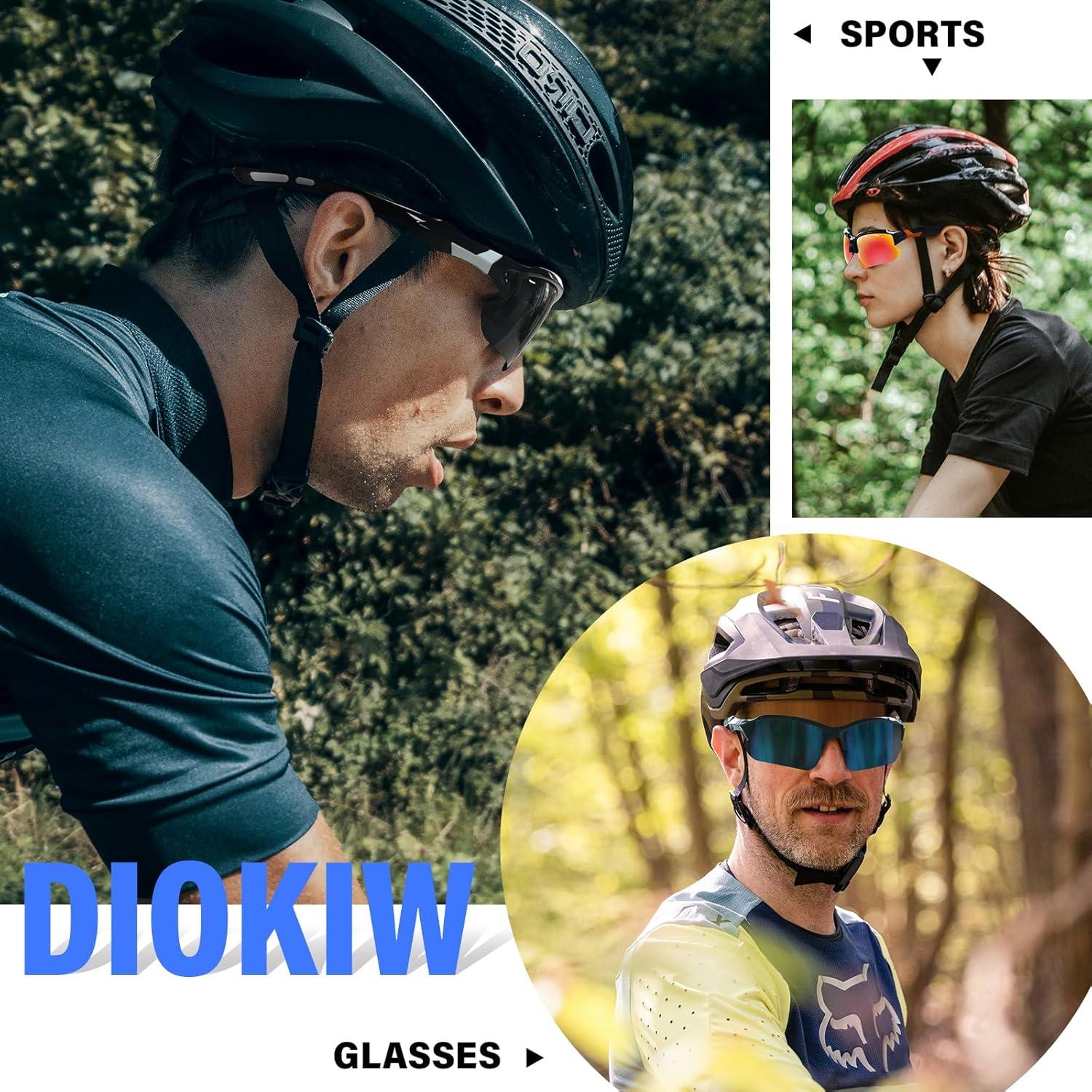 Gafas de sol deportivas DioKiw 3pack UV protección