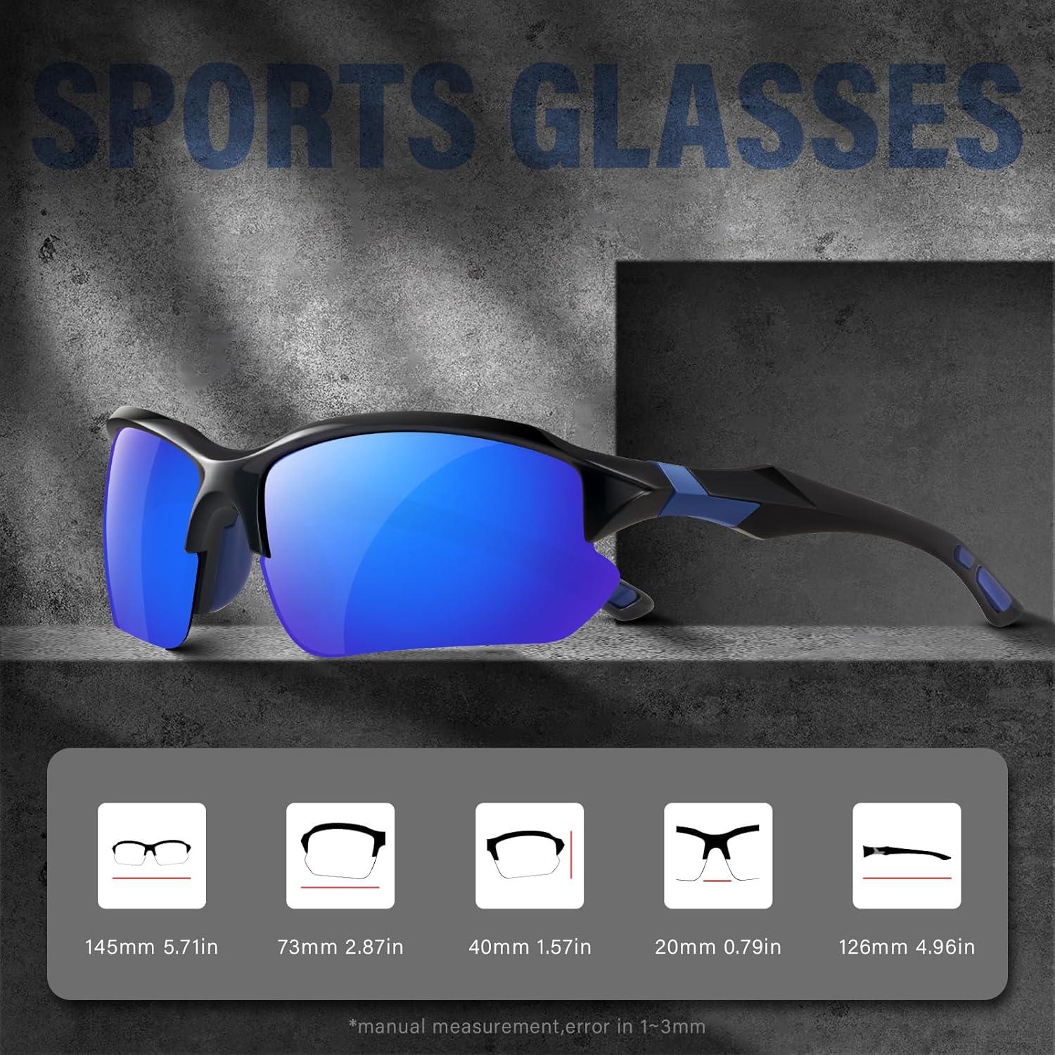 Gafas de sol deportivas DioKiw 3pack UV protección
