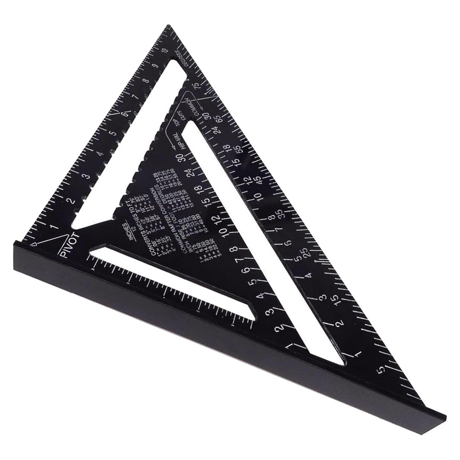 Regla Triangular de Aluminio Tiplusta 31x31x43 cm con Transportador