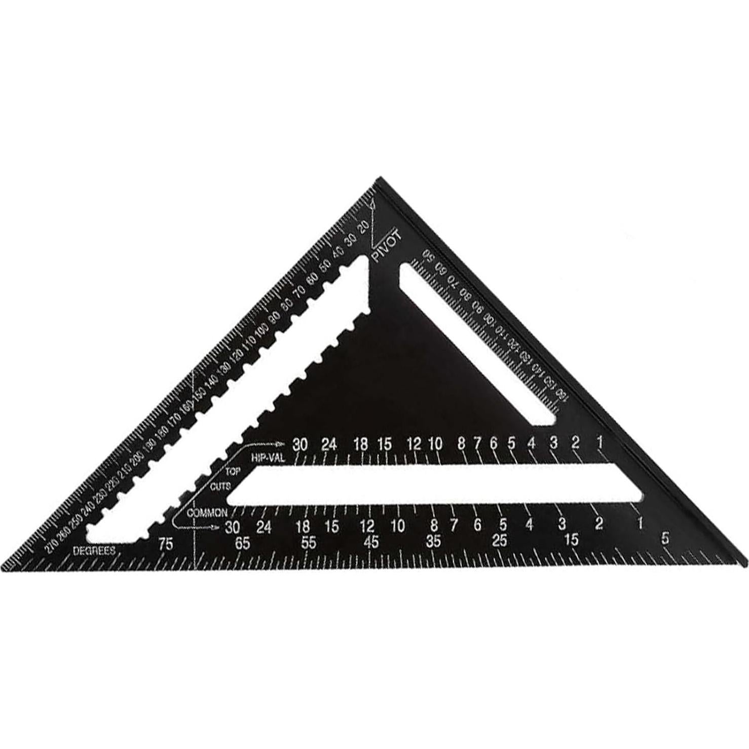 Regla Triangular de Aluminio Tiplusta 31x31x43 cm con Transportador