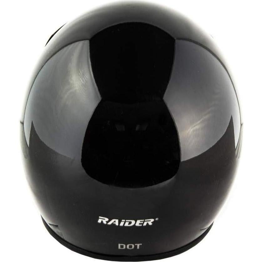 Casco Abierto Raider XX-Pequeño Negro Brillante