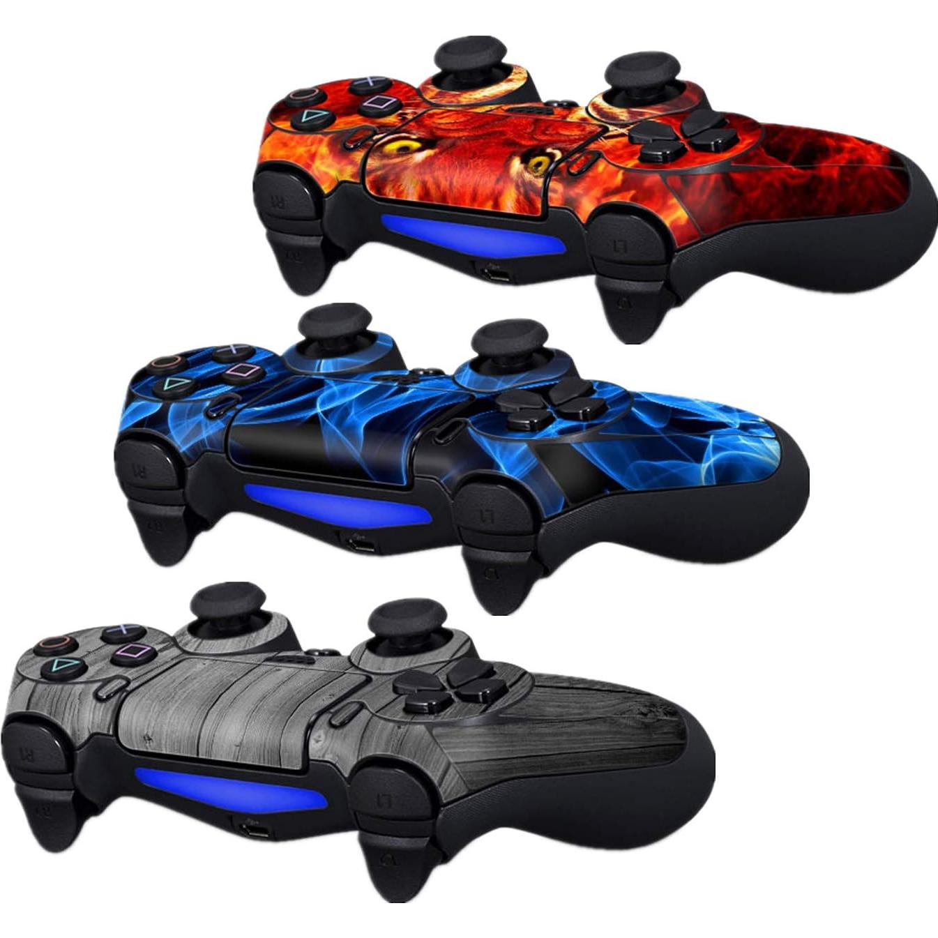 Funda Vinilo Adhesivo para Controlador PS4 Oiokew - 3 Piezas