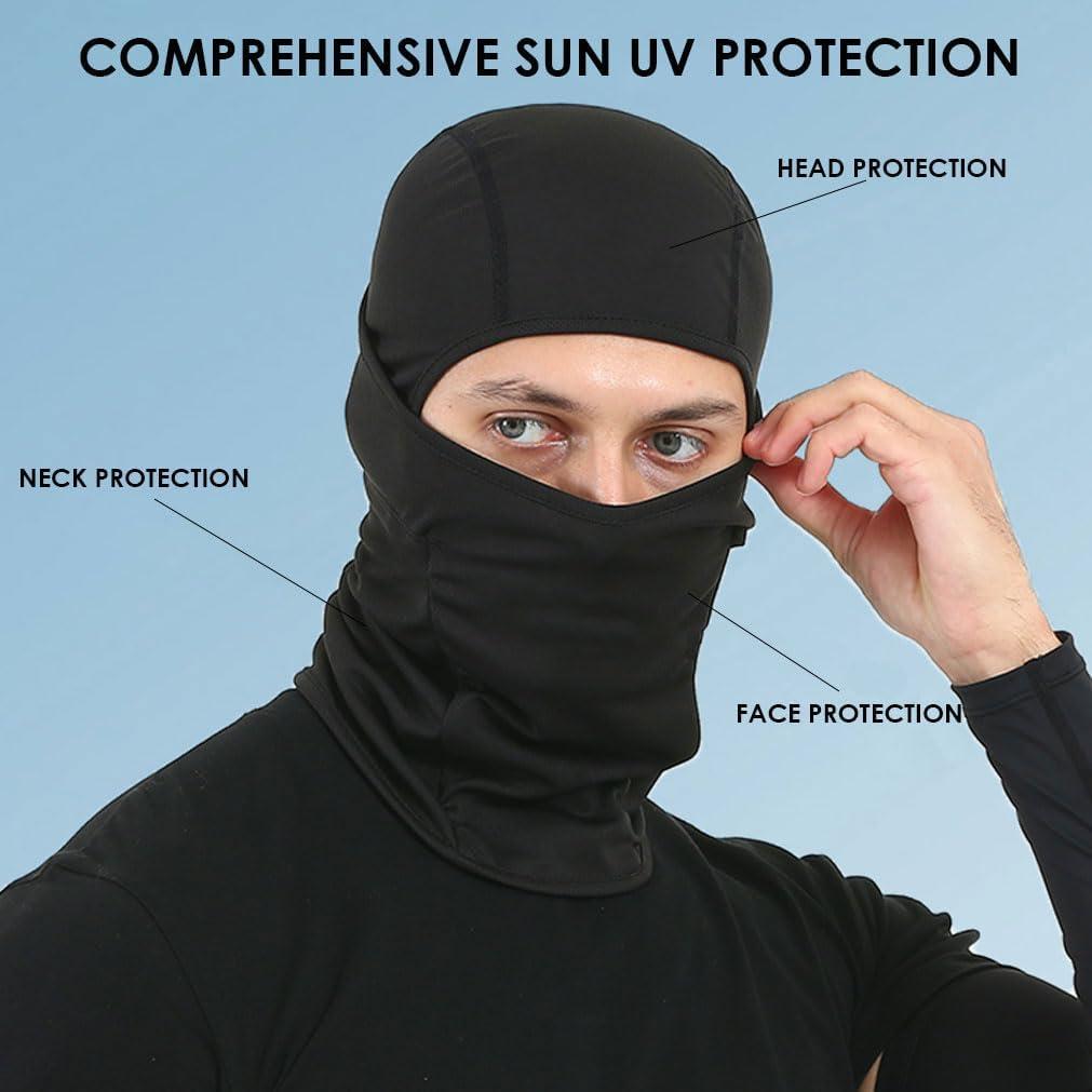 Máscara Balaclava Unisex 2 Piezas Protección Solar UV