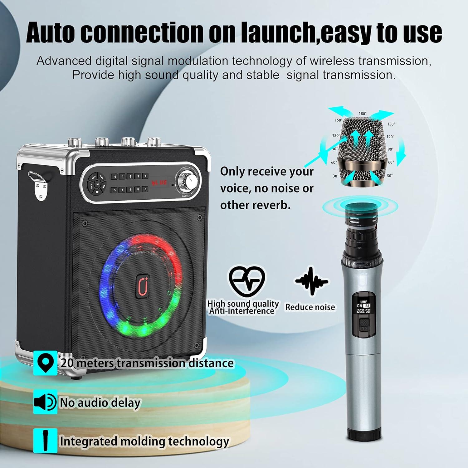 Altavoz Bluetooth JAUYXIAN JYX-55 Portátil con Micrófonos