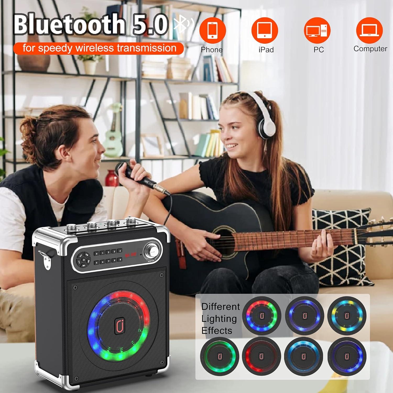 Altavoz Bluetooth JAUYXIAN JYX-55 Portátil con Micrófonos