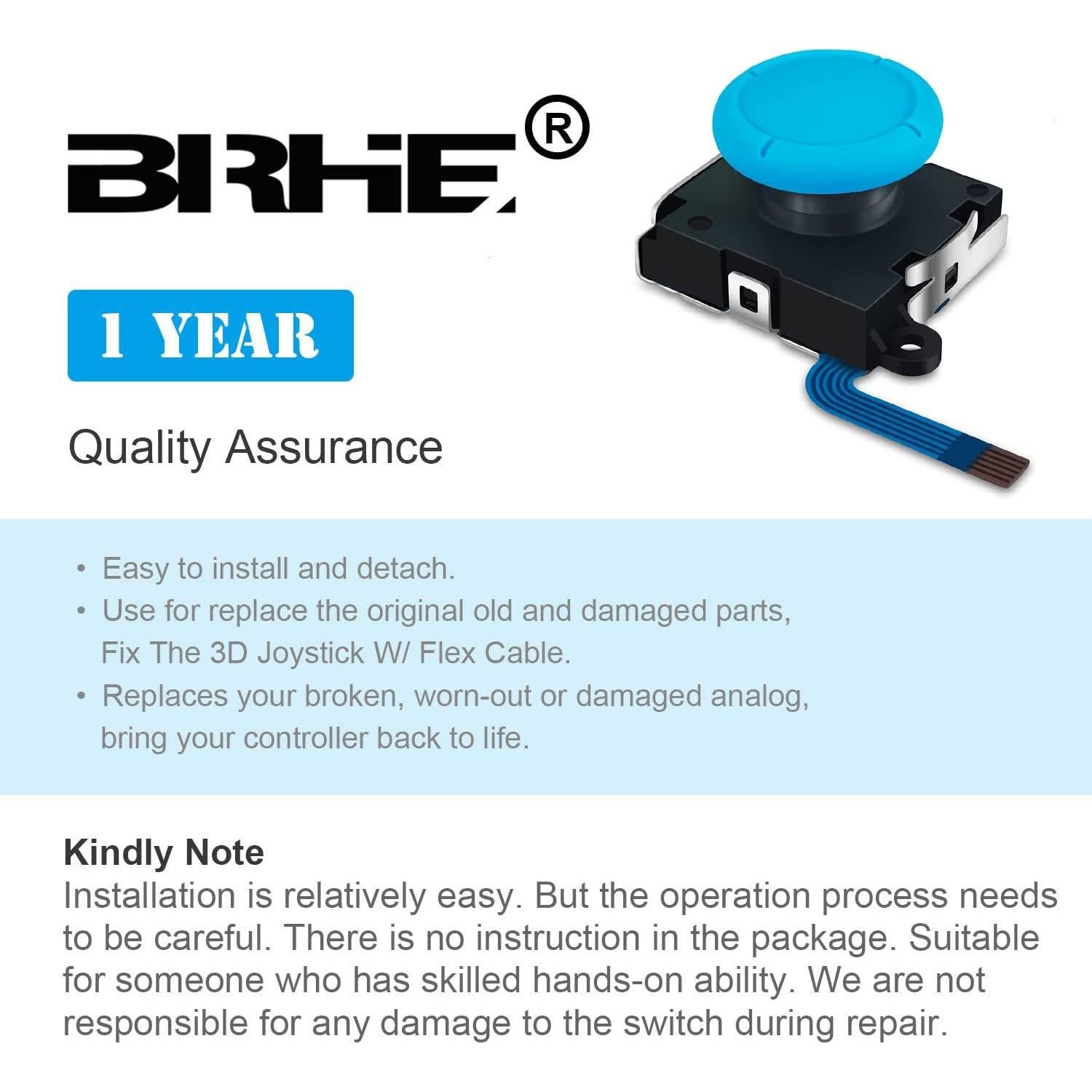 Kit de Reparación Joystick Analógico 3D BRHE para Switch - 2 Piezas