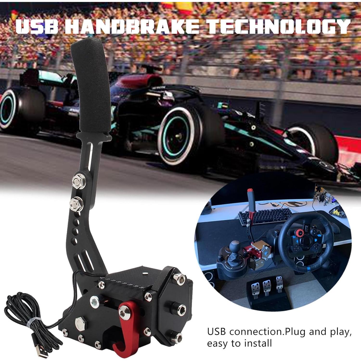 Freno de Mano USB YESHMA 64 Bit Sin Contacto para Simuladores
