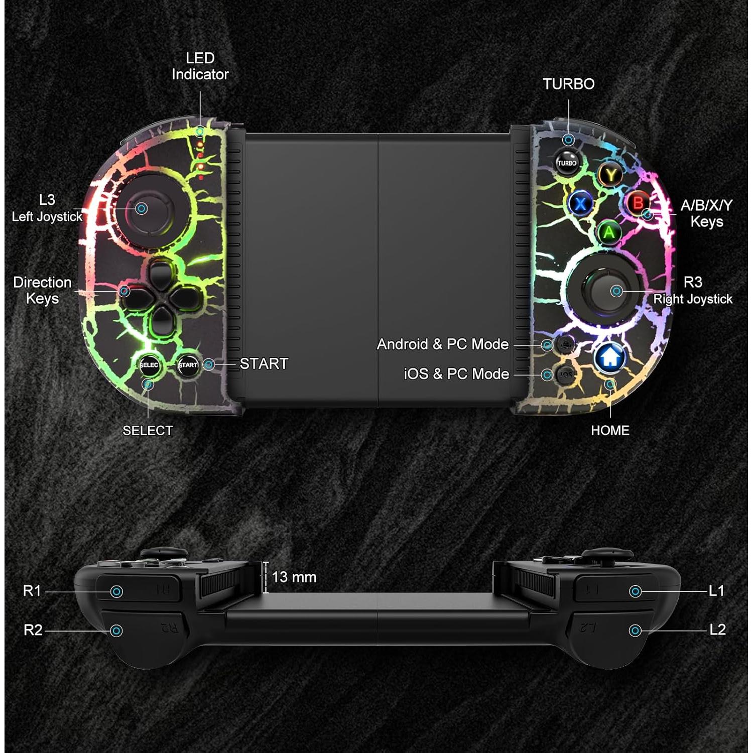 Controlador Inalámbrico Joso RGB para iPhone y Android - Modelo 6109