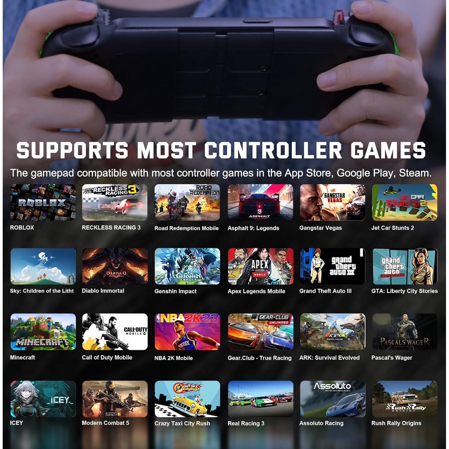 Controlador Inalámbrico Joso RGB para iPhone y Android - Modelo 6109