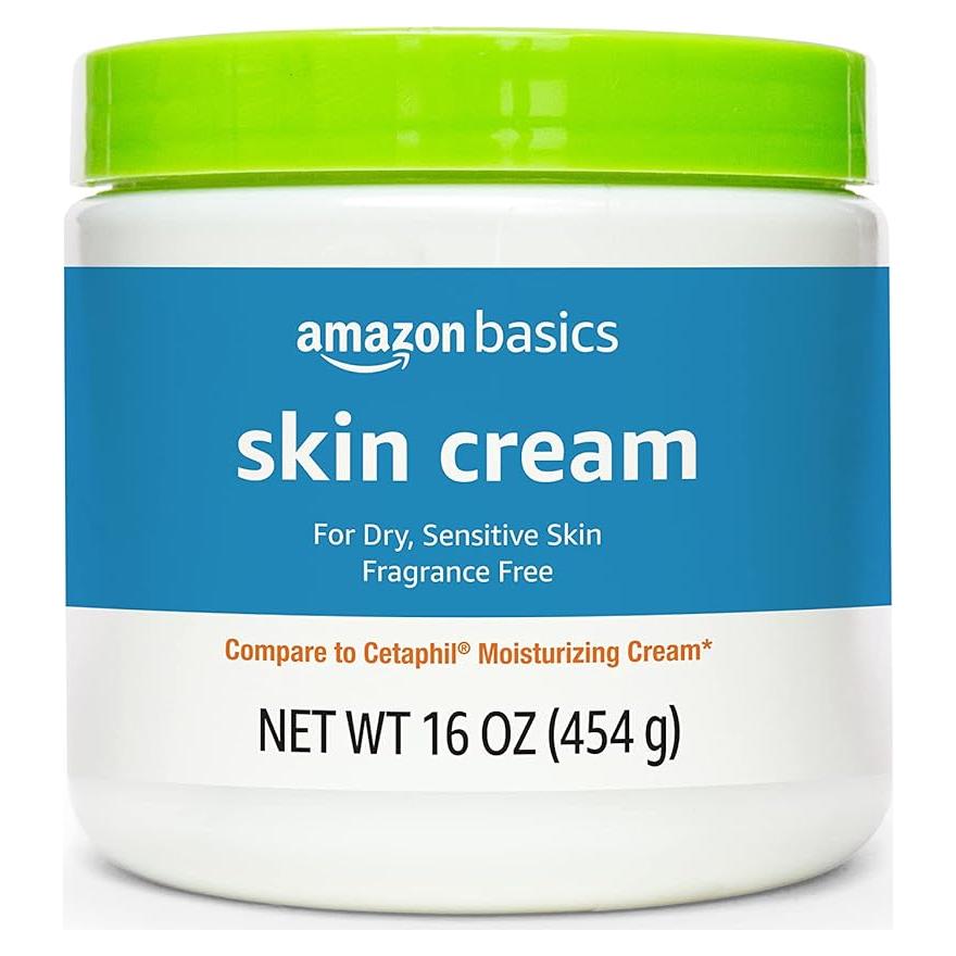 Crema Hidratante Ultra Amazon Basics 0.45 kg Piel Seca Sensible