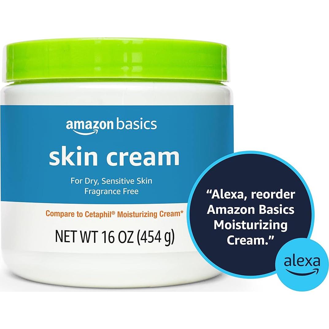 Crema Hidratante Ultra Amazon Basics 0.45 kg Piel Seca Sensible