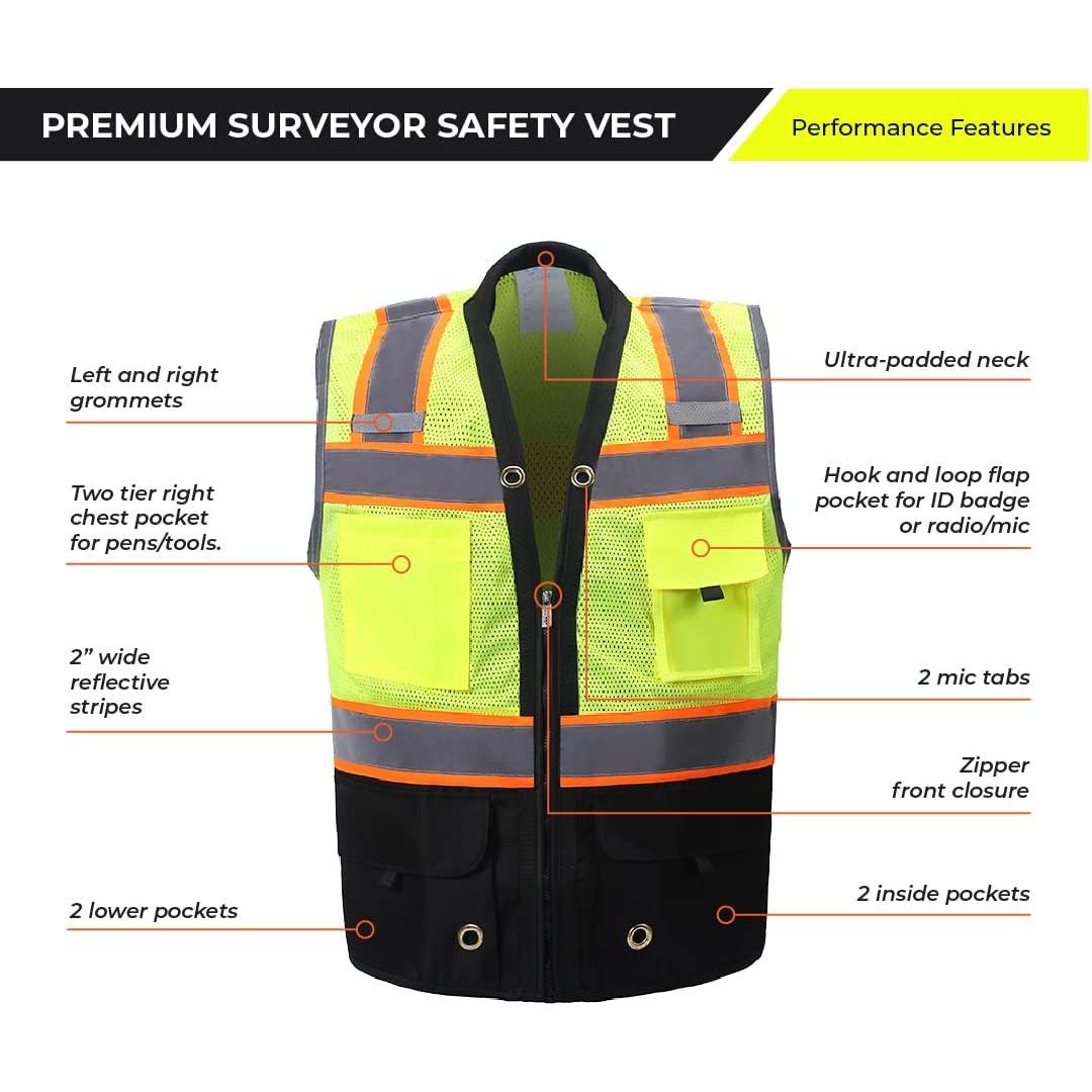 Chaleco de Seguridad Brillante Chaleco Brillante - Alta Visibilidad
