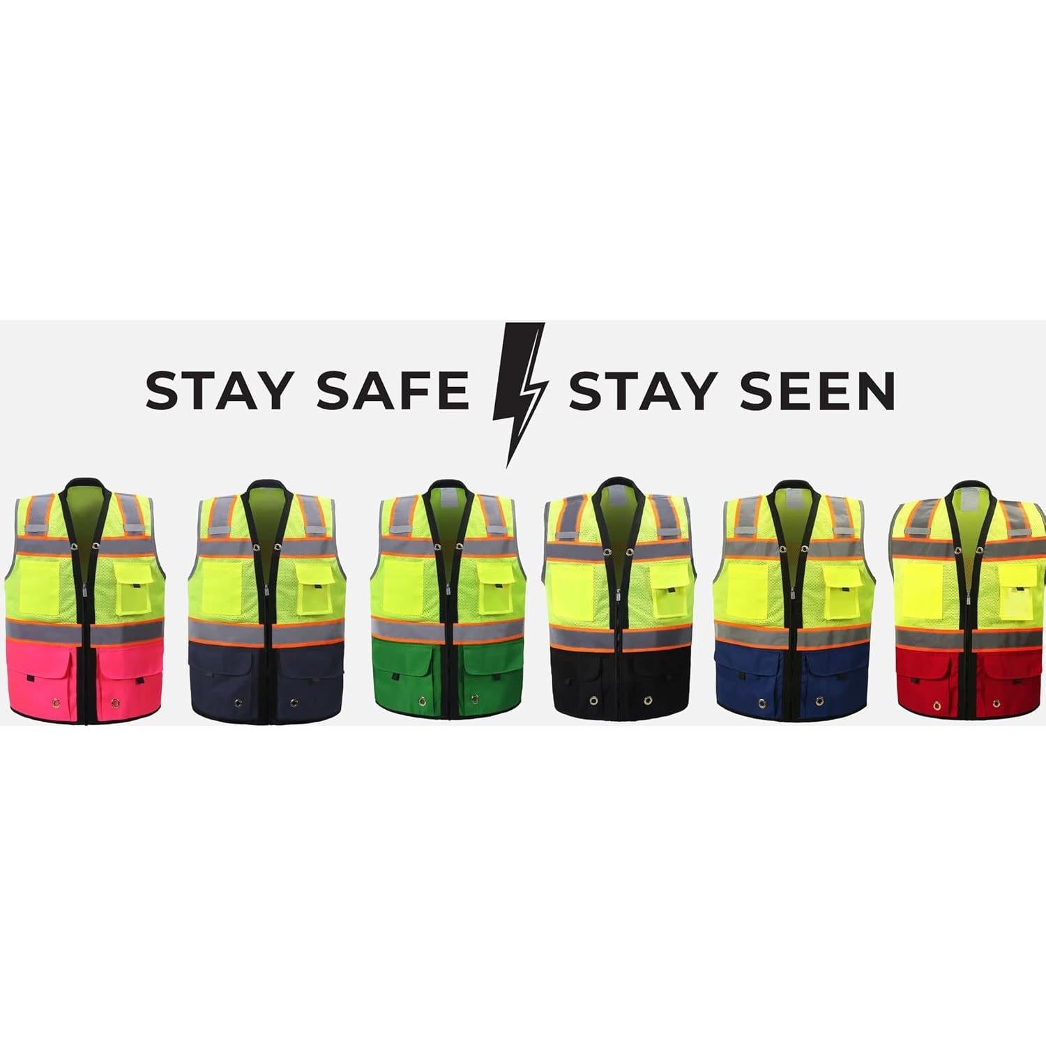 Chaleco de Seguridad Brillante Chaleco Brillante - Alta Visibilidad