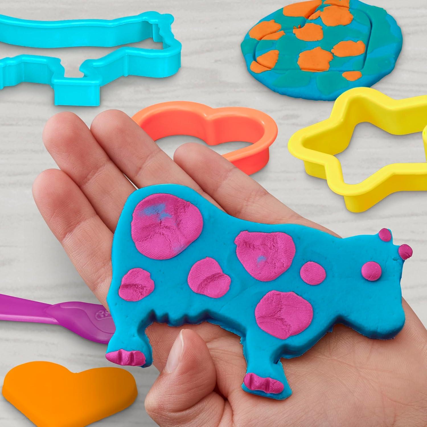 Juego de Play-Doh Fun Tub Hasbro 19 Accesorios y 5 Colores