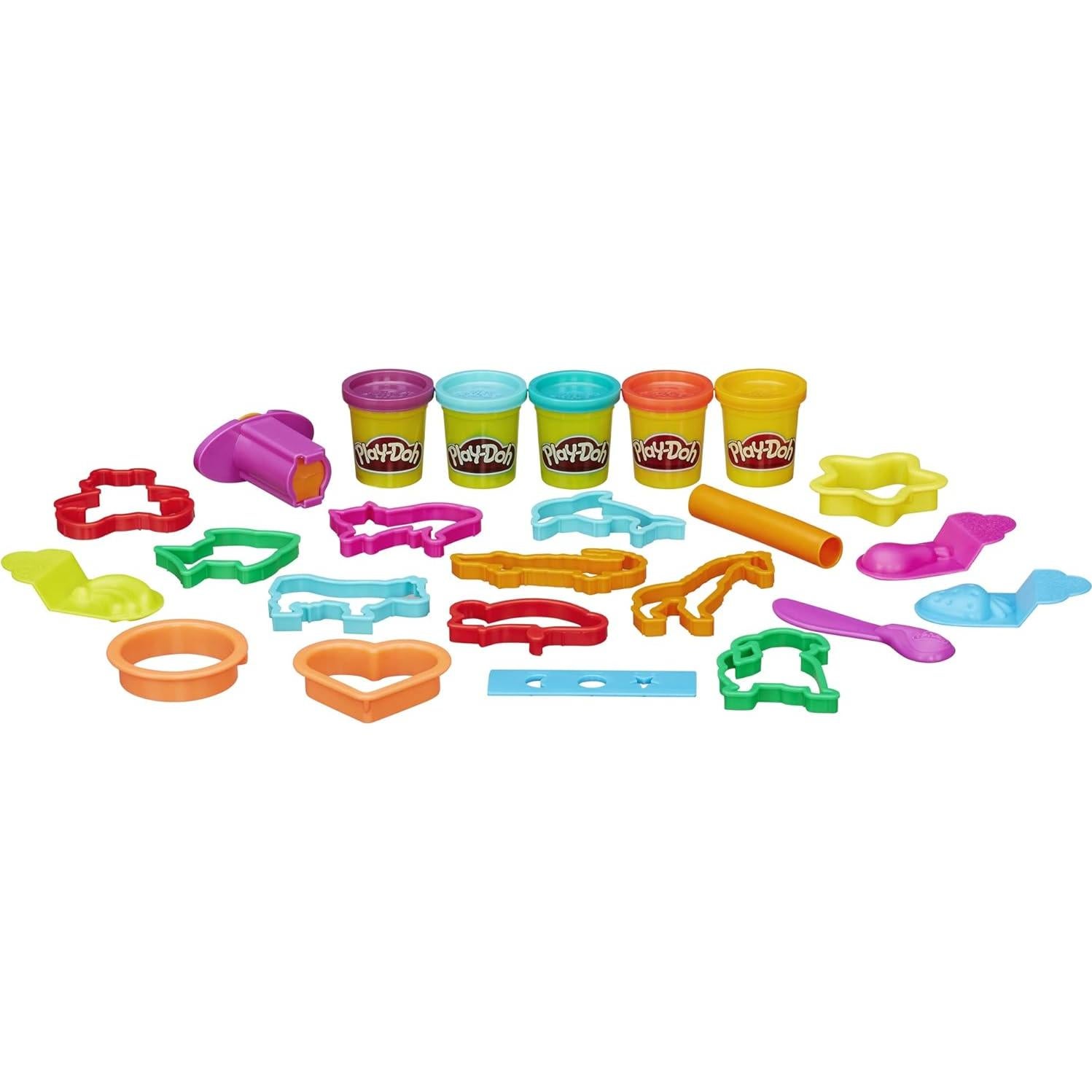 Juego de Play-Doh Fun Tub Hasbro 19 Accesorios y 5 Colores