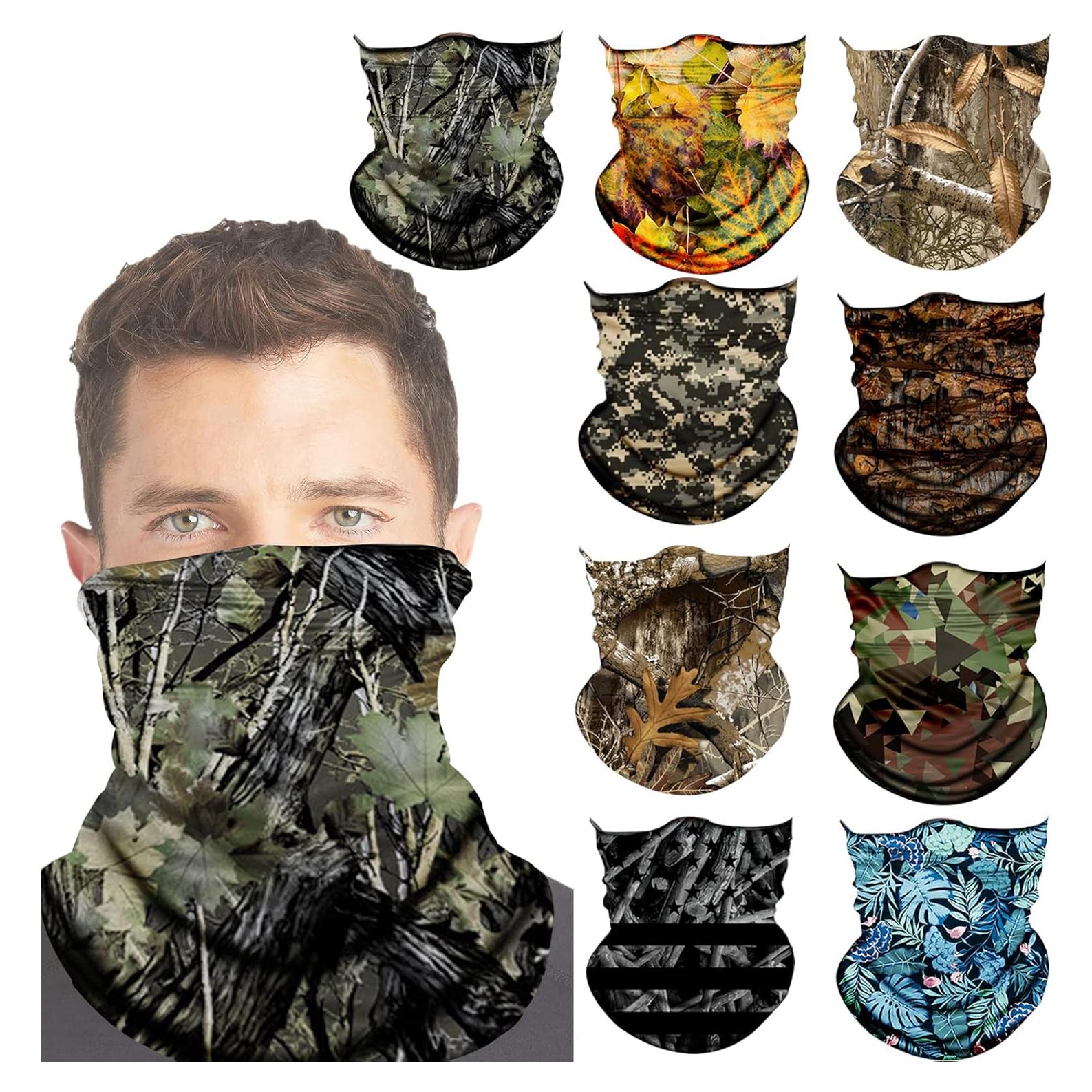 Gaiter de Cuello Multifuncional Microfibra 50x25cm 9pcs