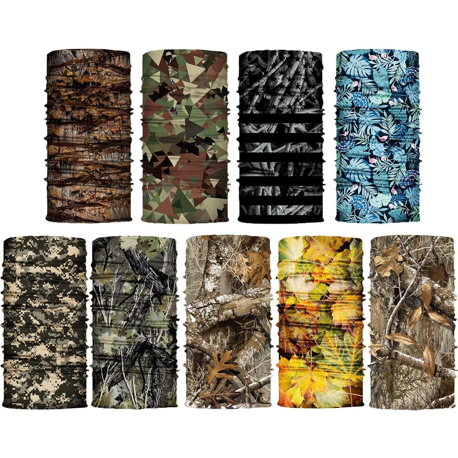 Gaiter de Cuello Multifuncional Microfibra 50x25cm 9pcs