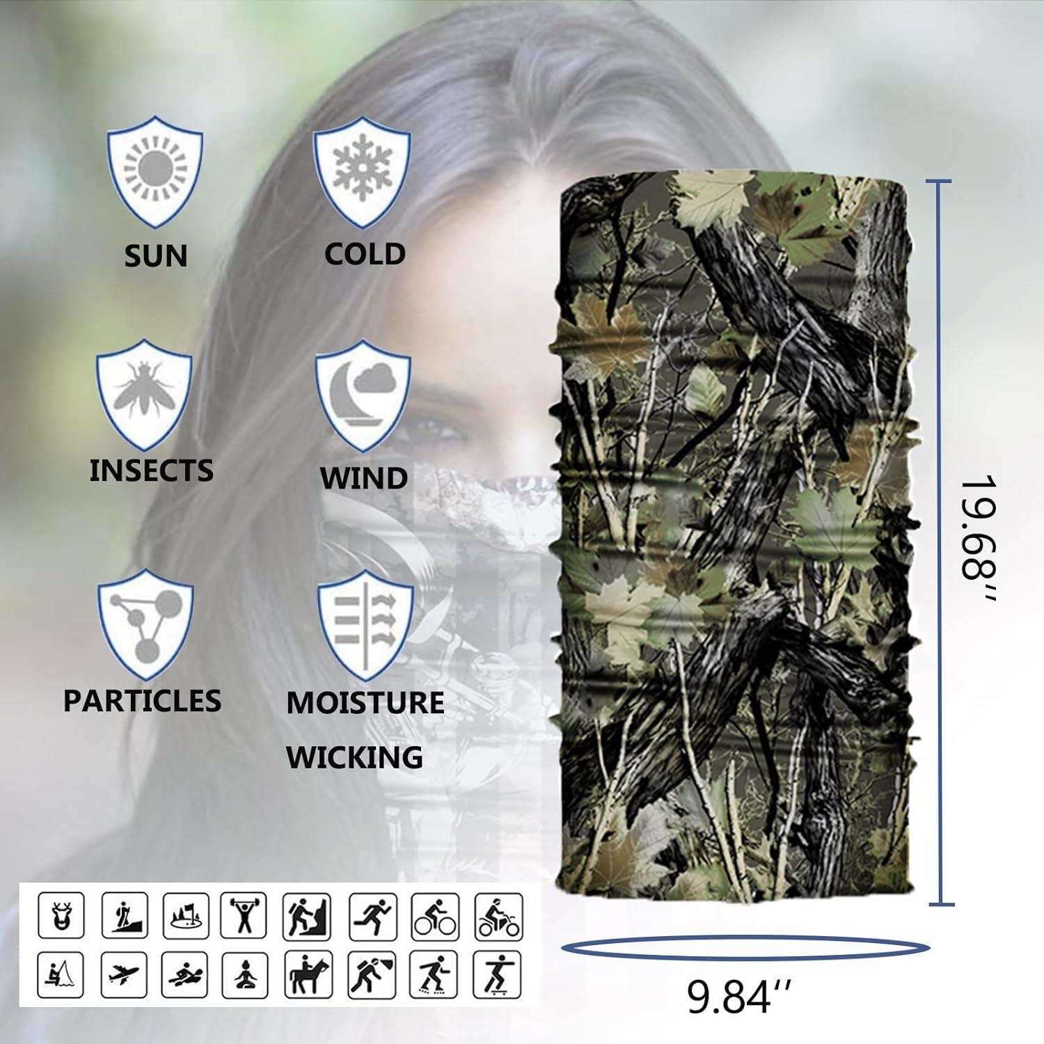 Gaiter de Cuello Multifuncional Microfibra 50x25cm 9pcs