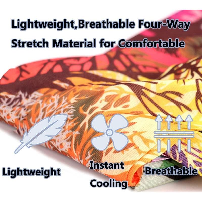 Gaiter de Cuello Multifuncional Microfibra 50x25cm 9pcs