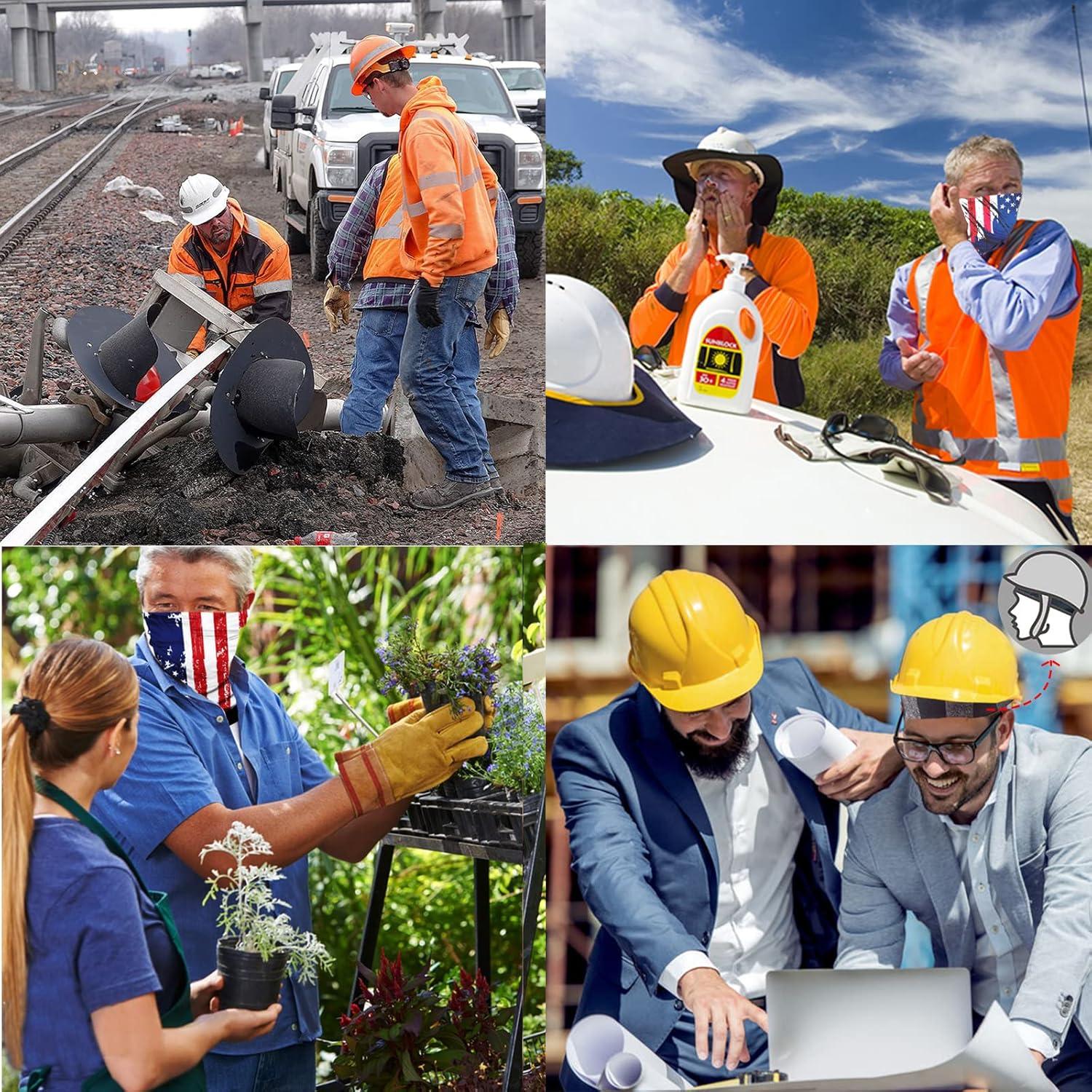 Gaiter de Cuello Multifuncional Microfibra 50x25cm 9pcs